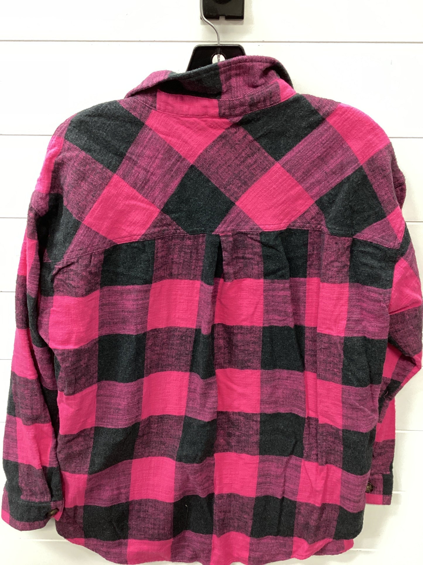 Top Ls By Maurices In Grey & Pink, Size:L