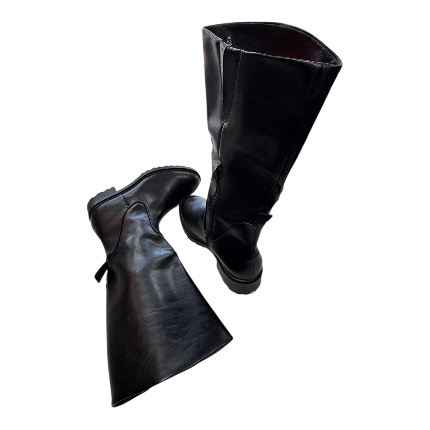 Boots Knee Flats By Amazon Essentials In Black, Size:8.5