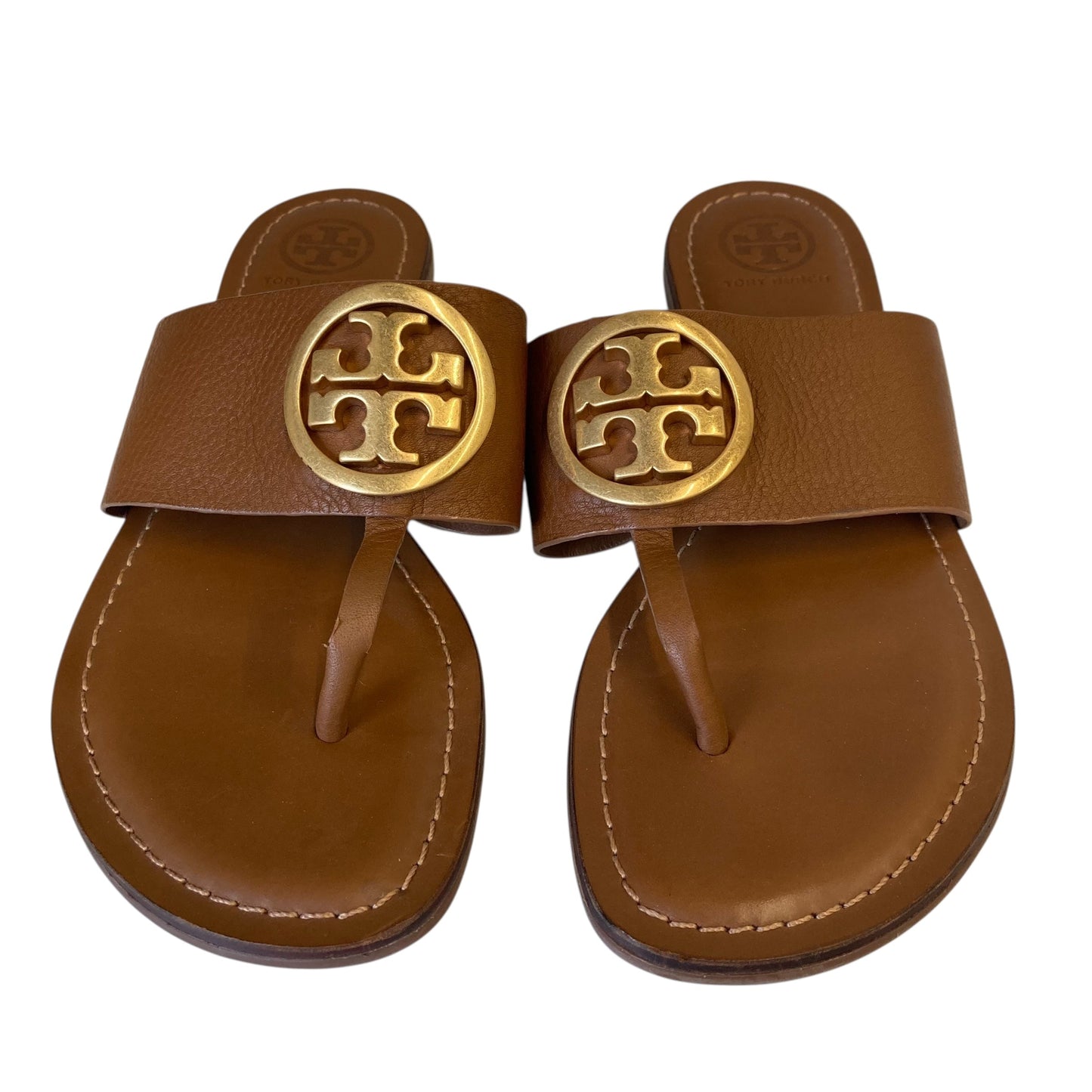 Sandals Designer By Tory Burch In Brown, Size:6