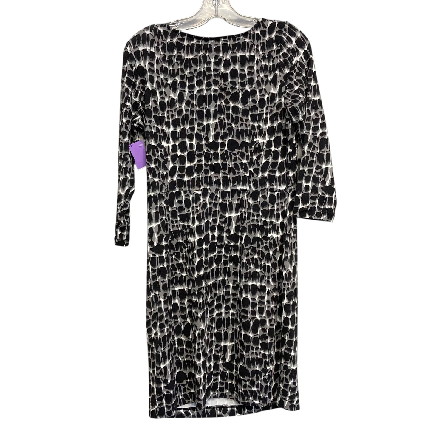 Dress Casual Short By Ann Taylor In Black & White, Size:8P