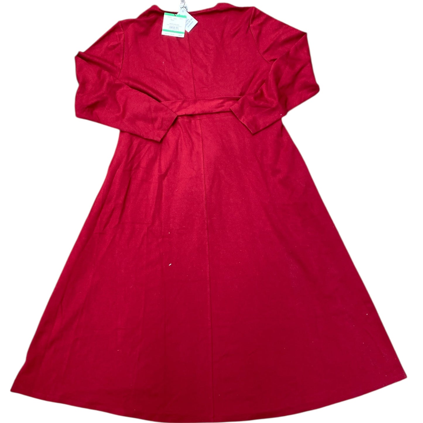 Dress Party Midi By Anne Klein In Red, Size:L
