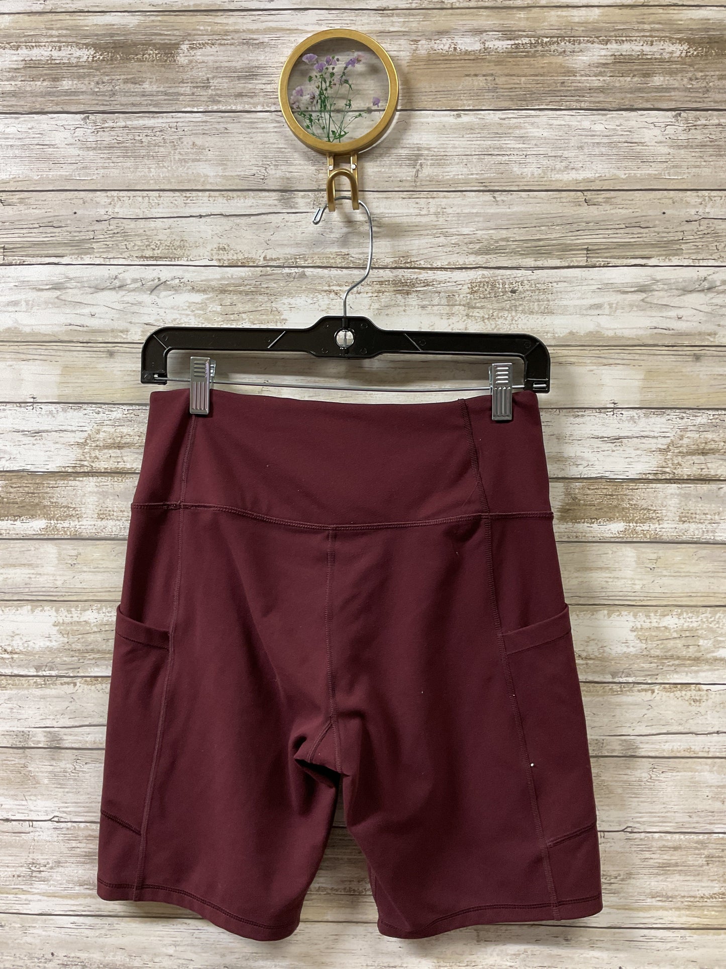 Athletic Shorts By Banana Republic In Maroon, Size:M