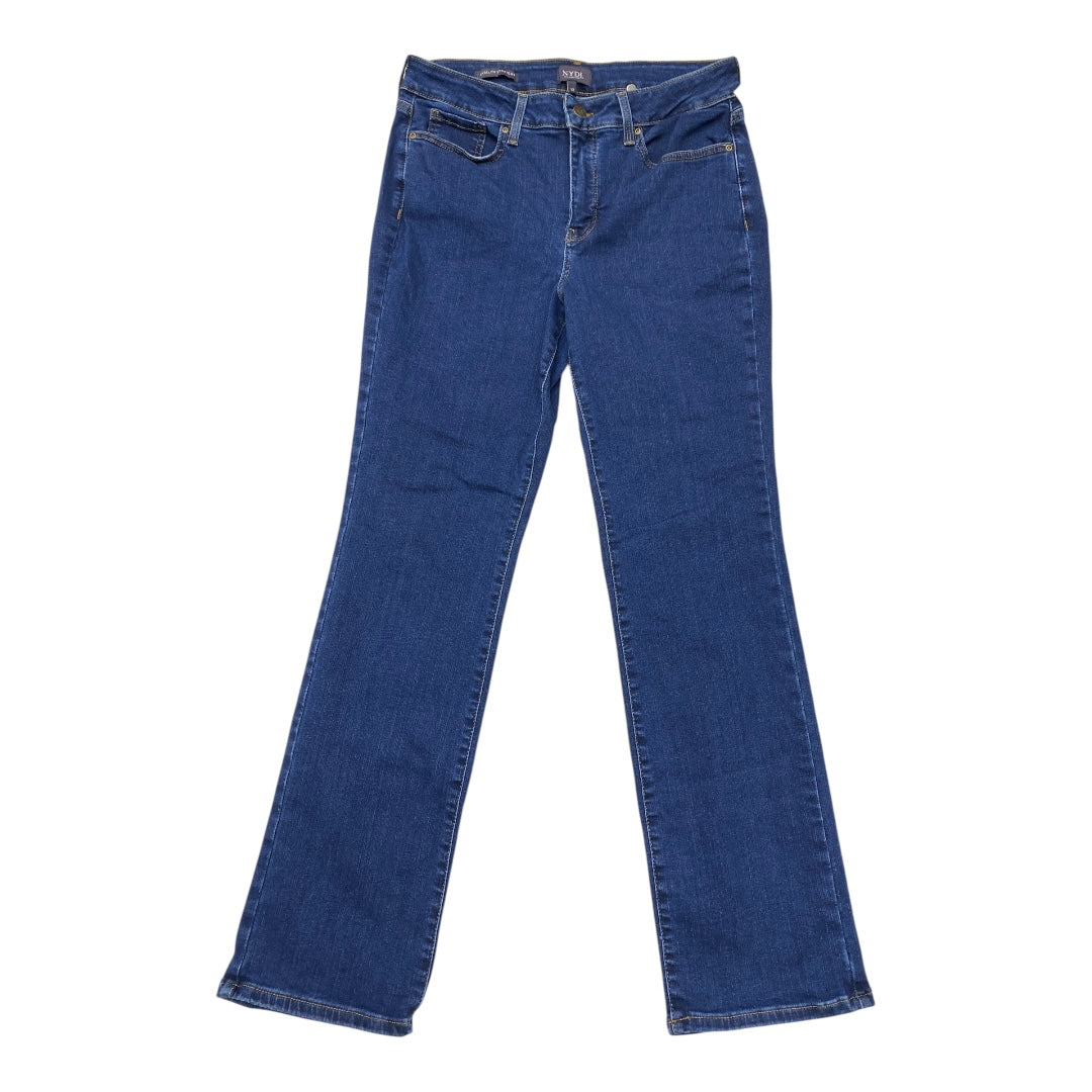 Jeans Straight By Not Your Daughters Jeans In Blue, Size:12