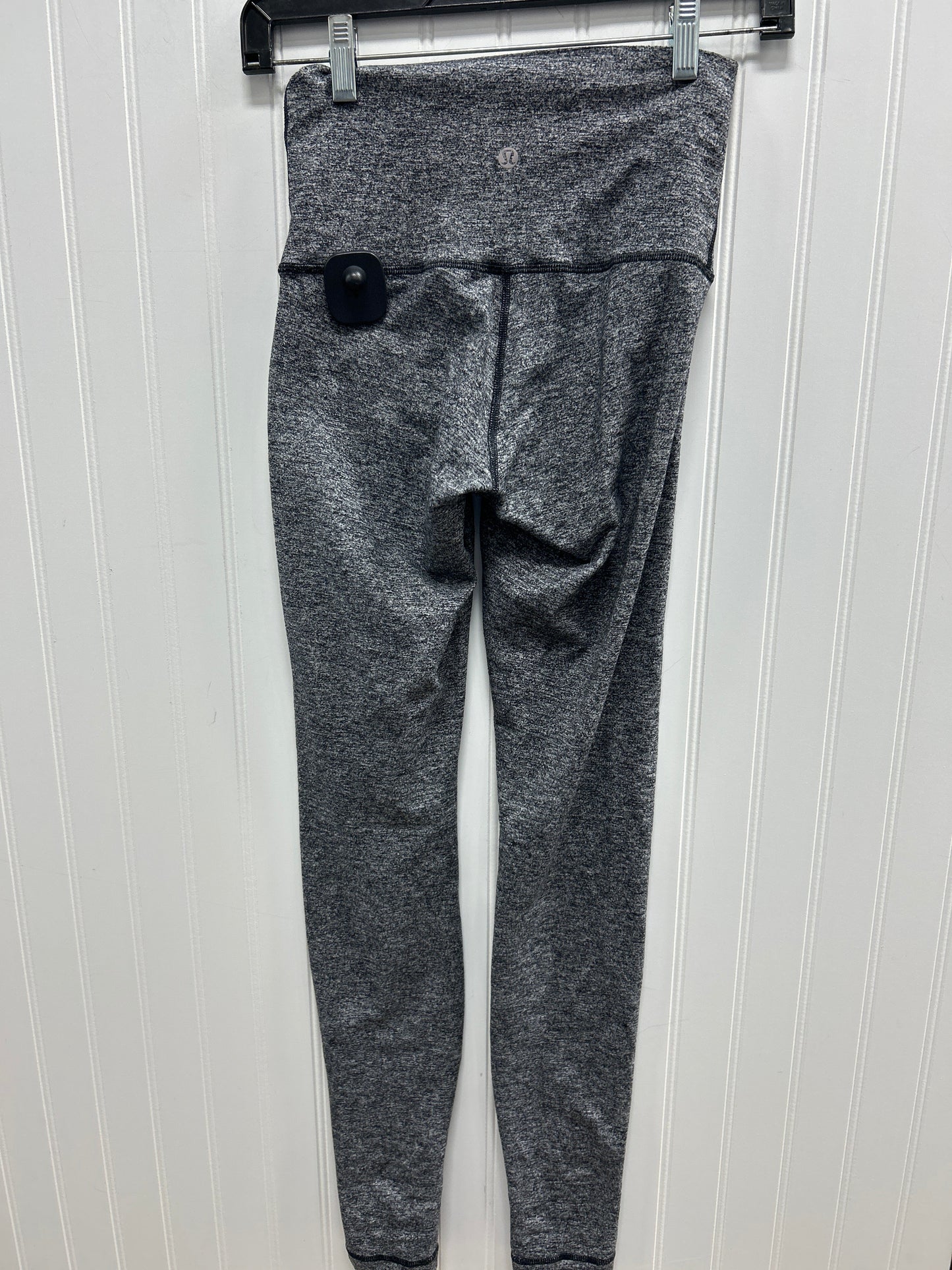 Athletic Leggings By Lululemon In Grey, Size:4