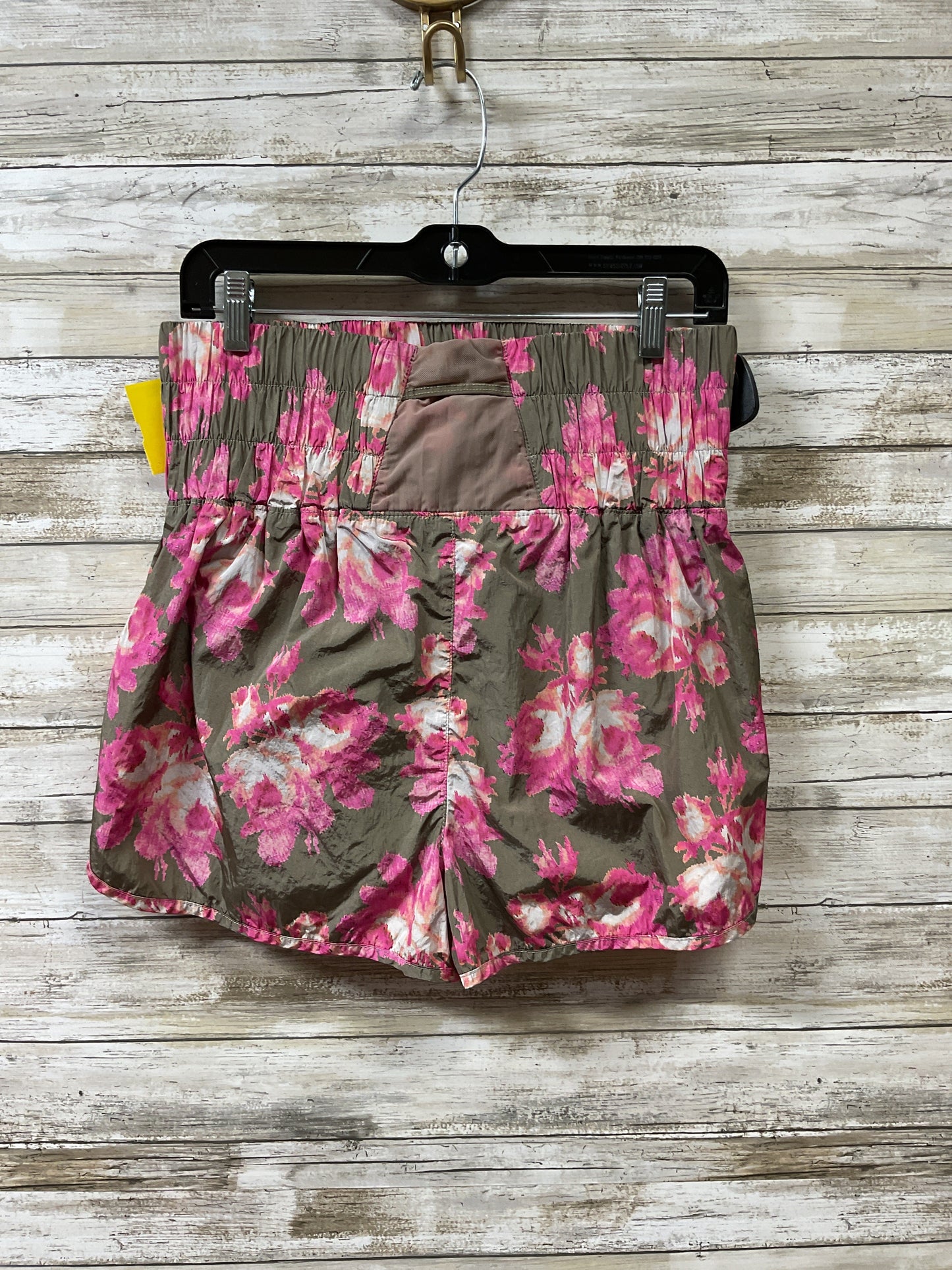 Athletic Shorts By Free People In Green & Pink, Size:Xl