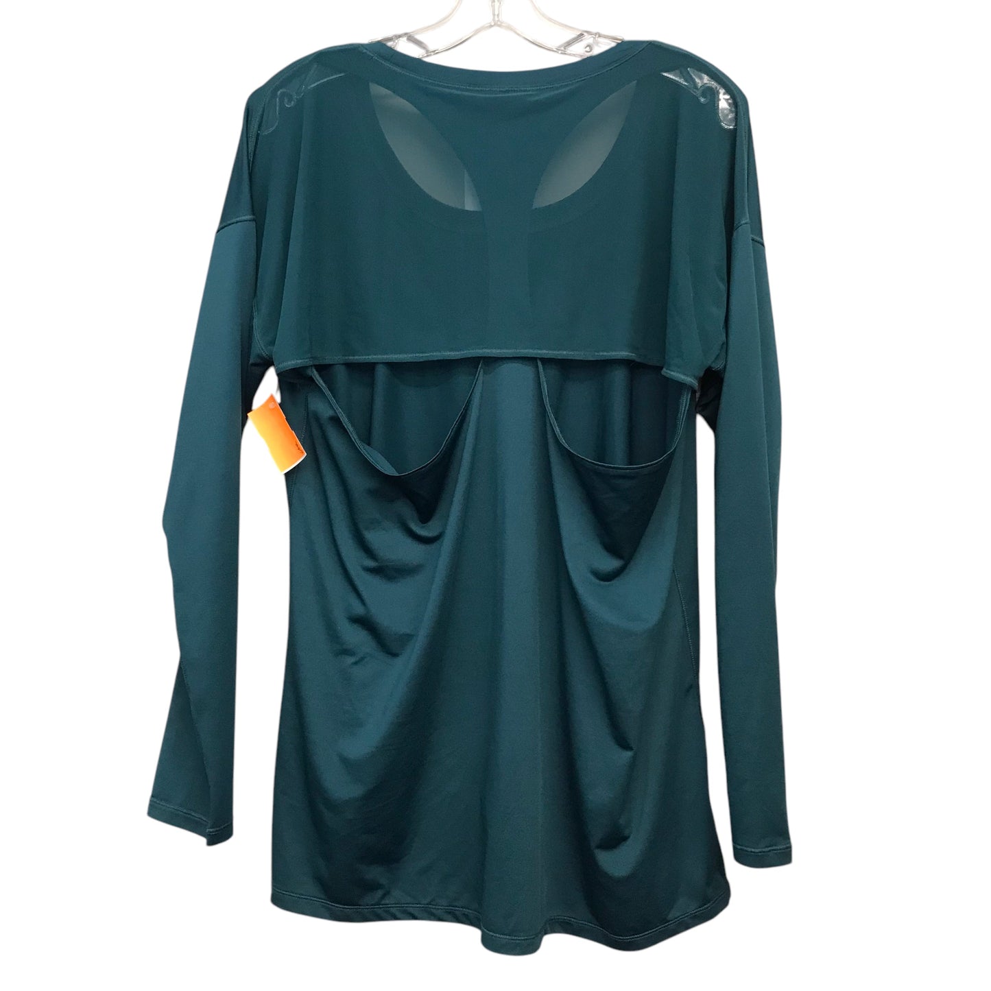 Athletic Top Ls Crewneck By Calia In Green, Size:L