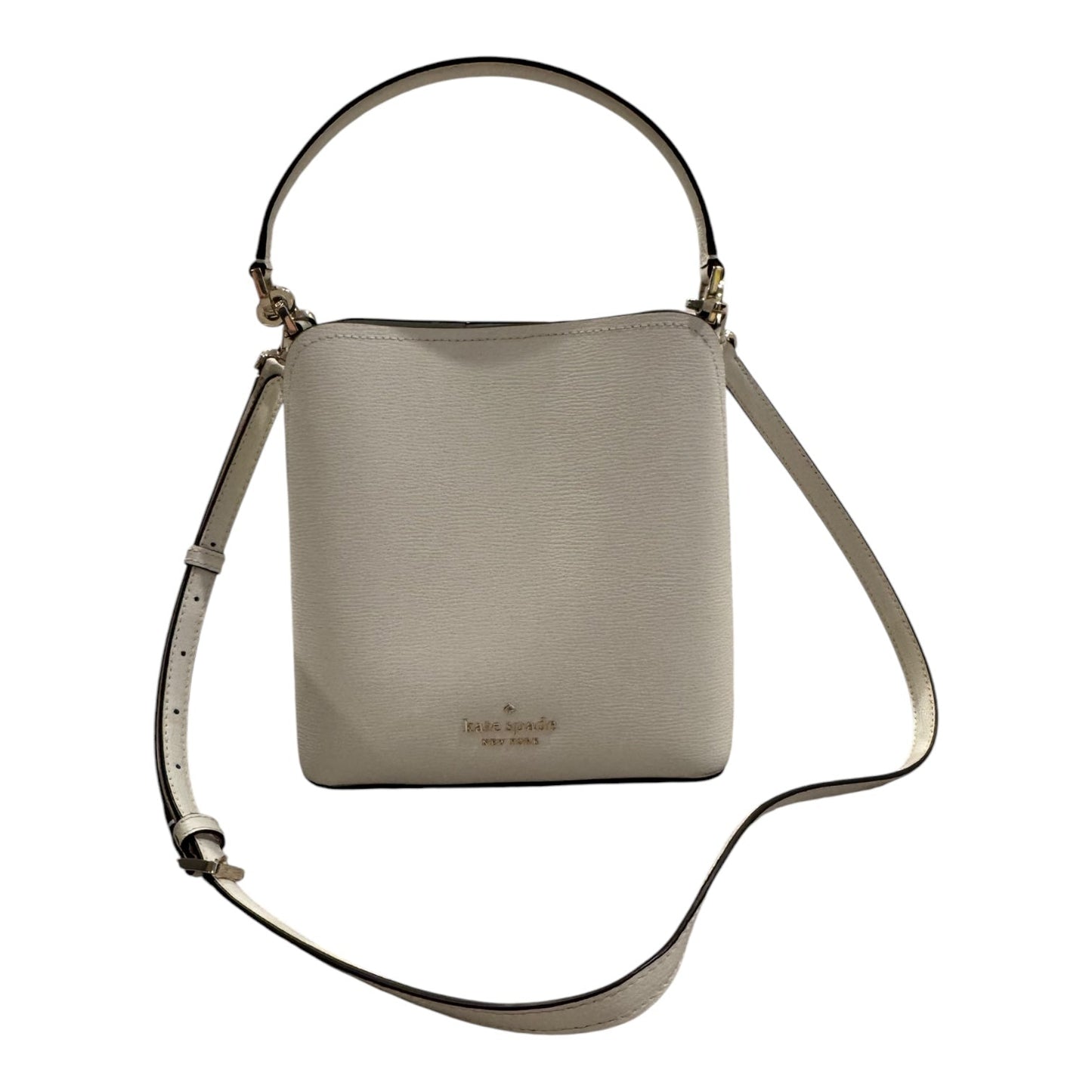 Handbag Designer By Kate Spade In White, Size:Small