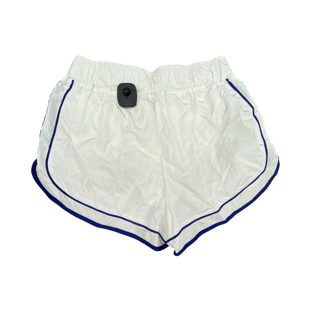 Athletic Shorts By Free People In Blue & White, Size:L