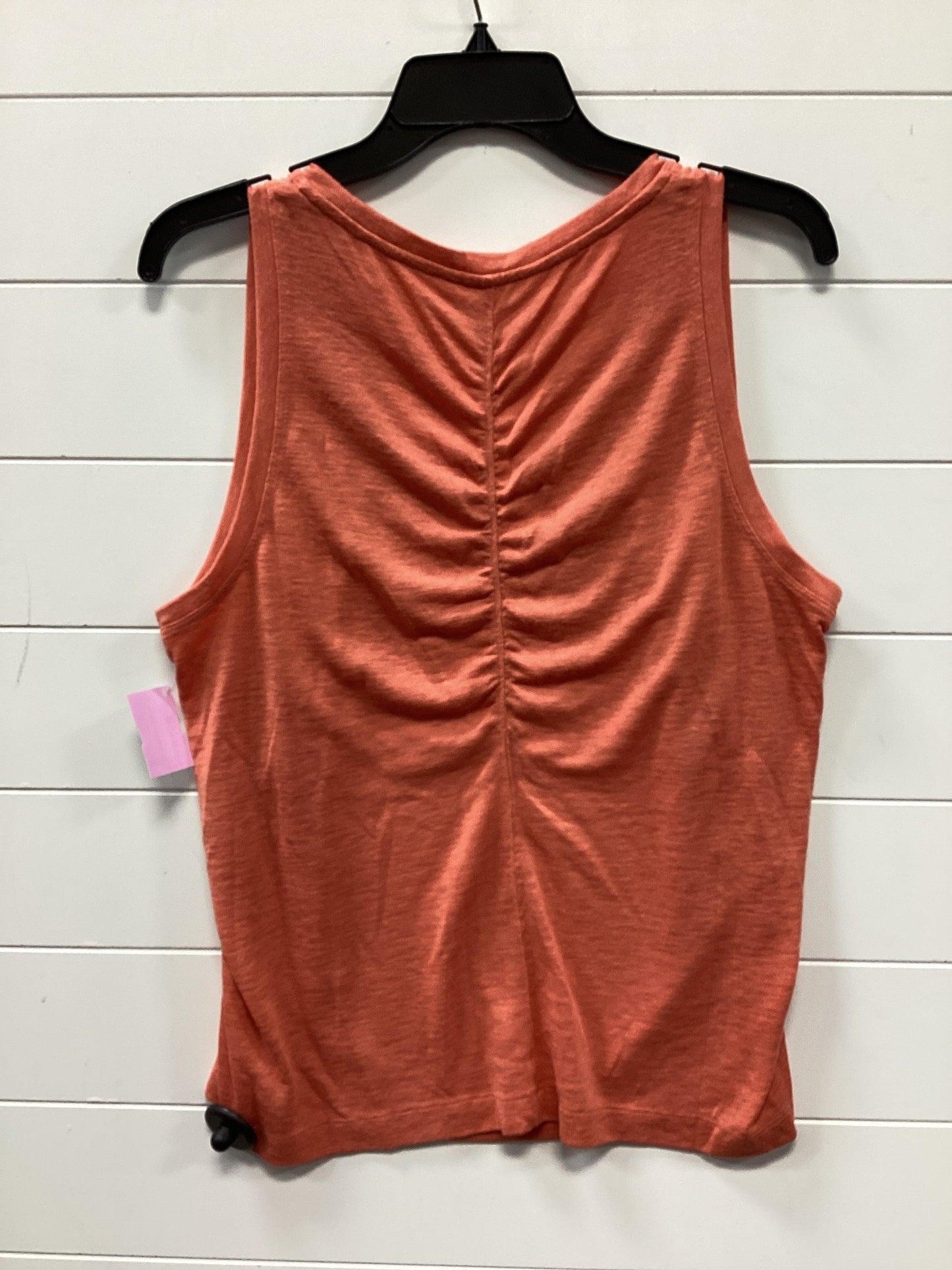 Top Sleeveless By Athleta In Orange, Size:L