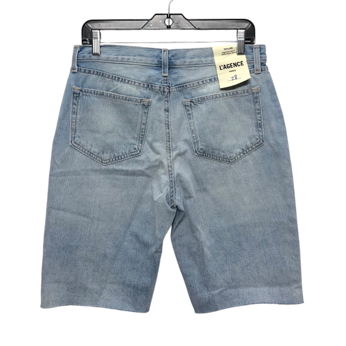 Shorts By L Agence In Blue Denim, Size:6