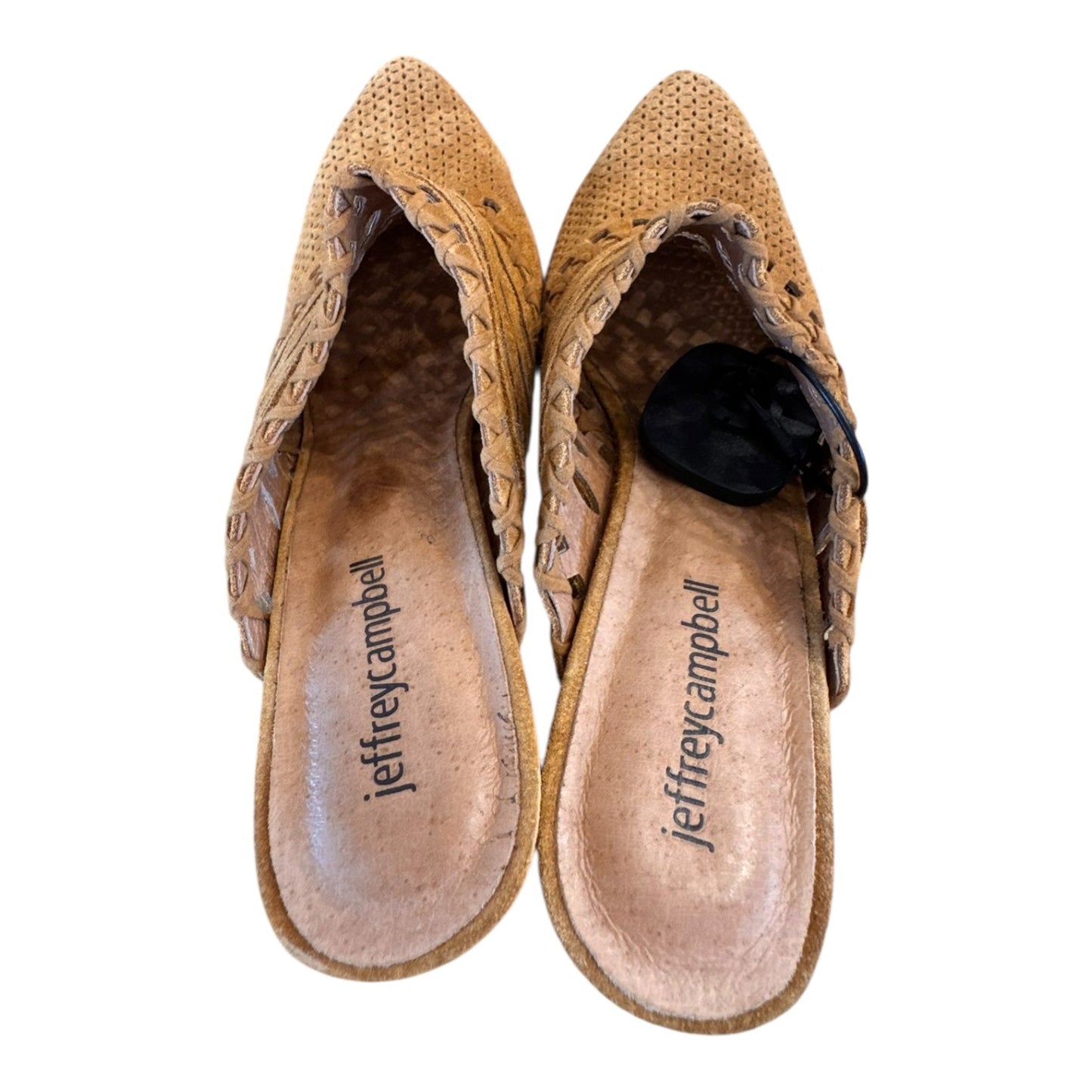 Boots Ankle Heels By Jeffrey Campbell In Tan, Size:7.5