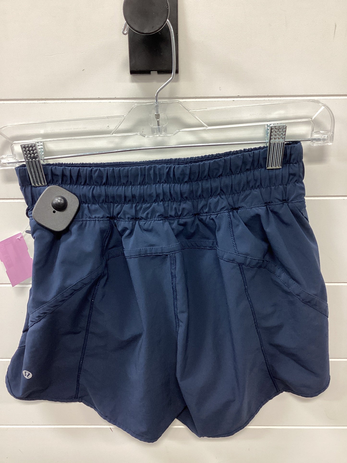 Athletic Shorts By Lululemon In Navy, Size:6