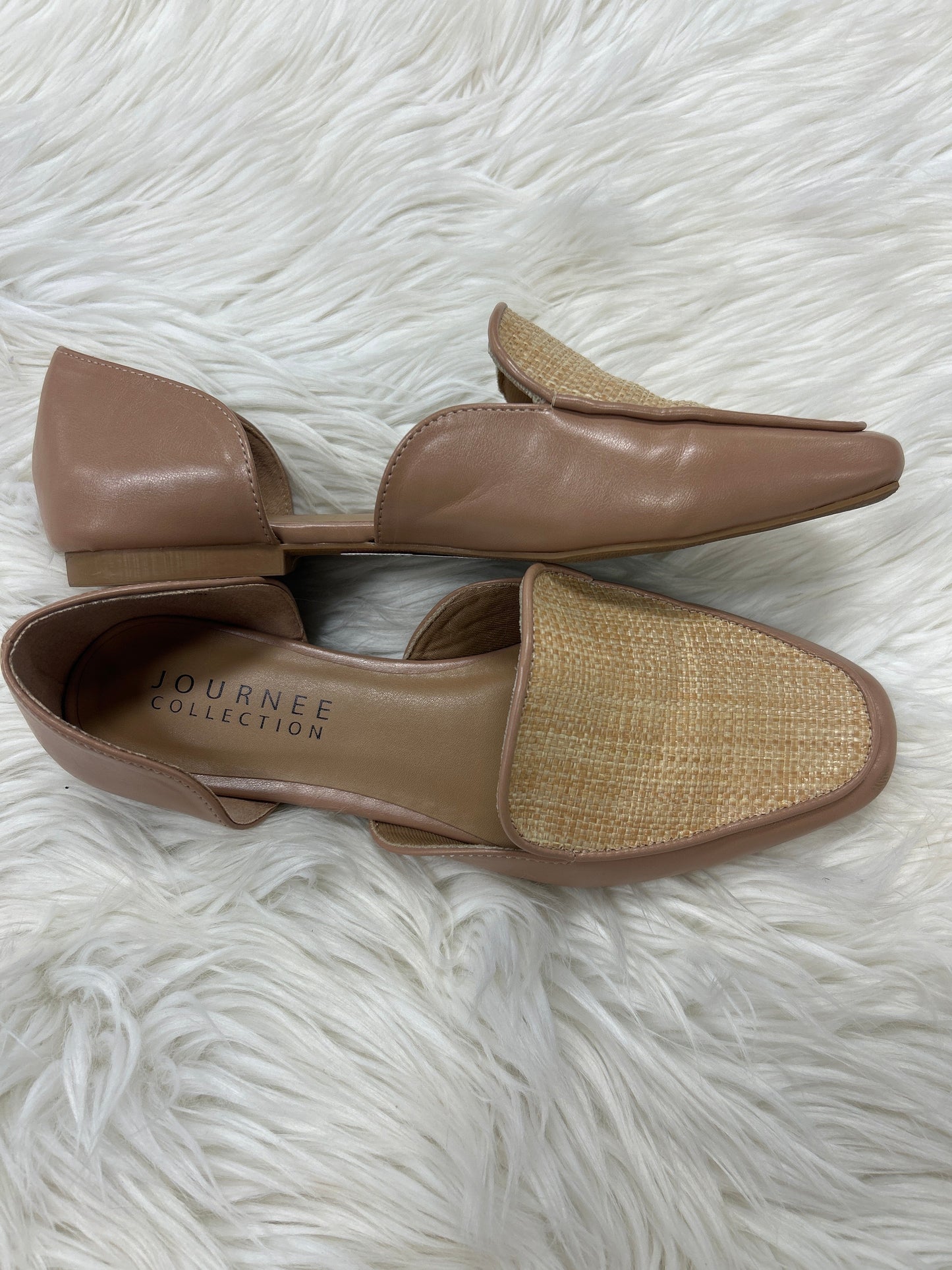Shoes Flats By Journee In Tan, Size:8.5