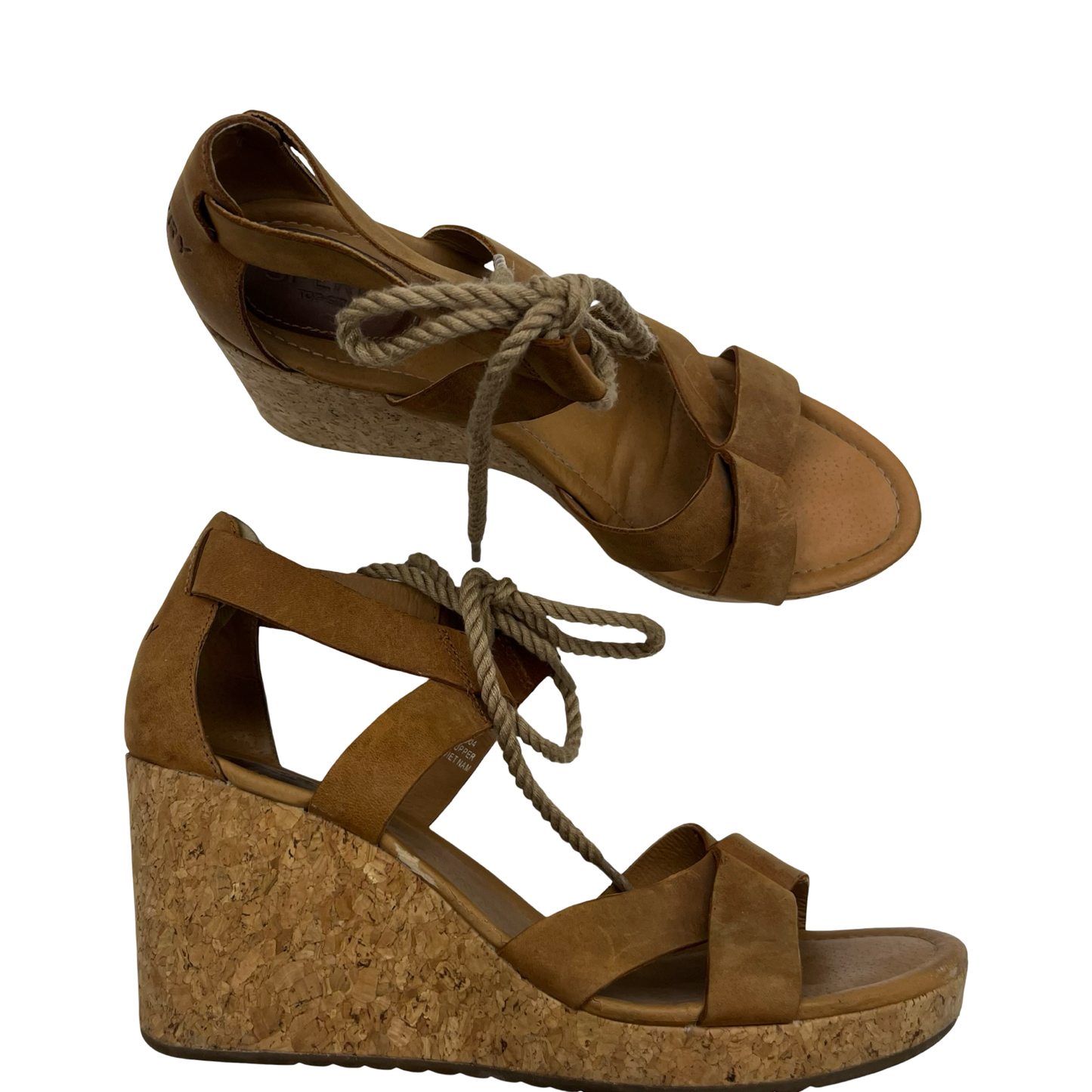 Sandals Heels Wedge By Sperry In Brown, Size:9