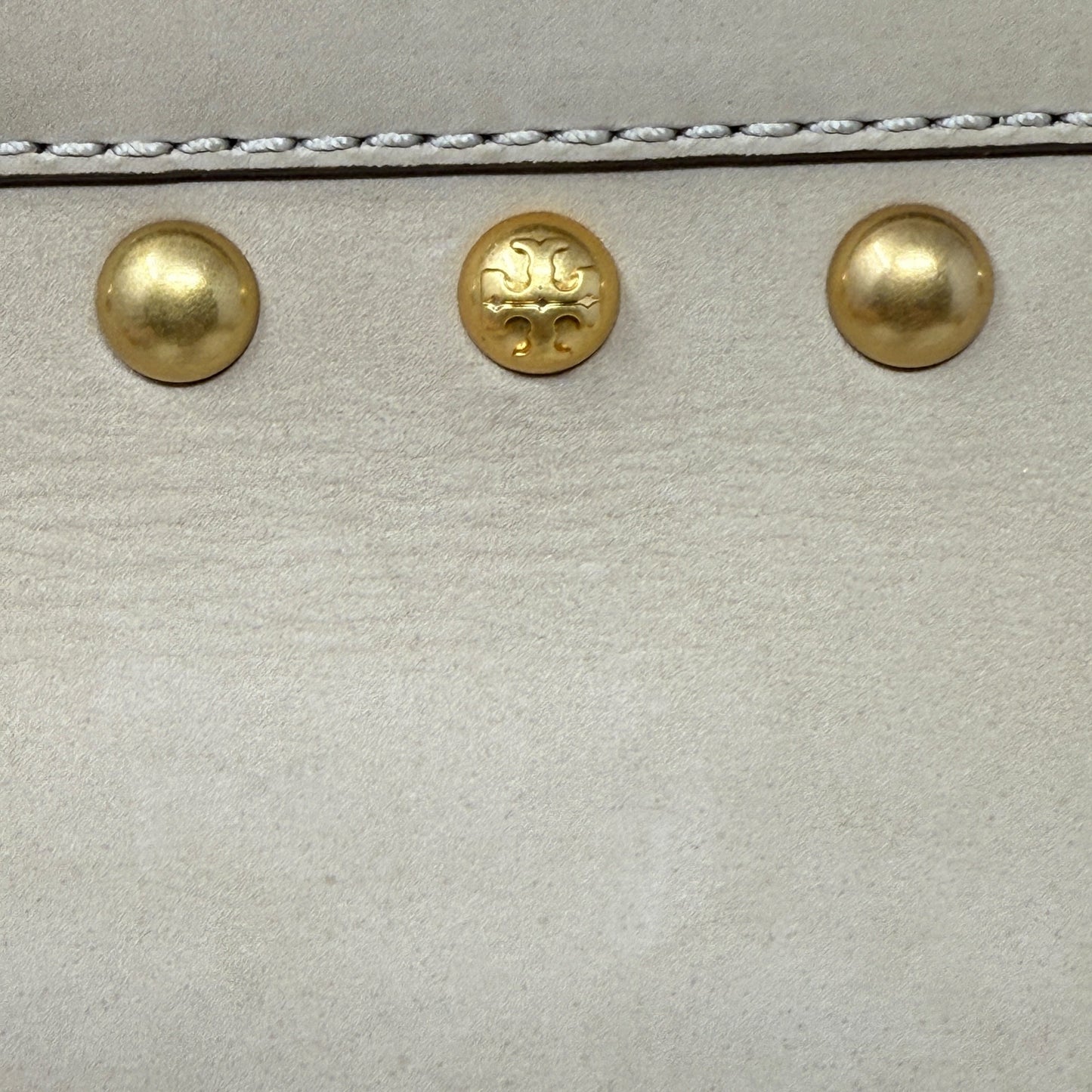 Block-T Studded Satchel
Designer By Tory Burch, Size: Medium
