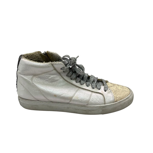 Shoes Sneakers By P448 In Cream, Size:7.5