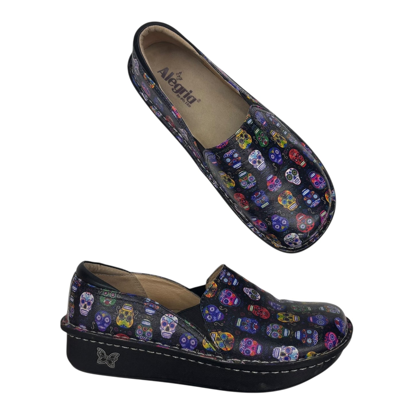 Shoes Flats By Alegria In Multi, Size:9.5