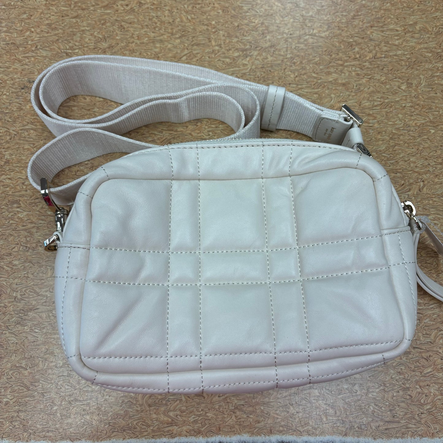 Crossbody Designer By Kate Spade In White, Size:Small