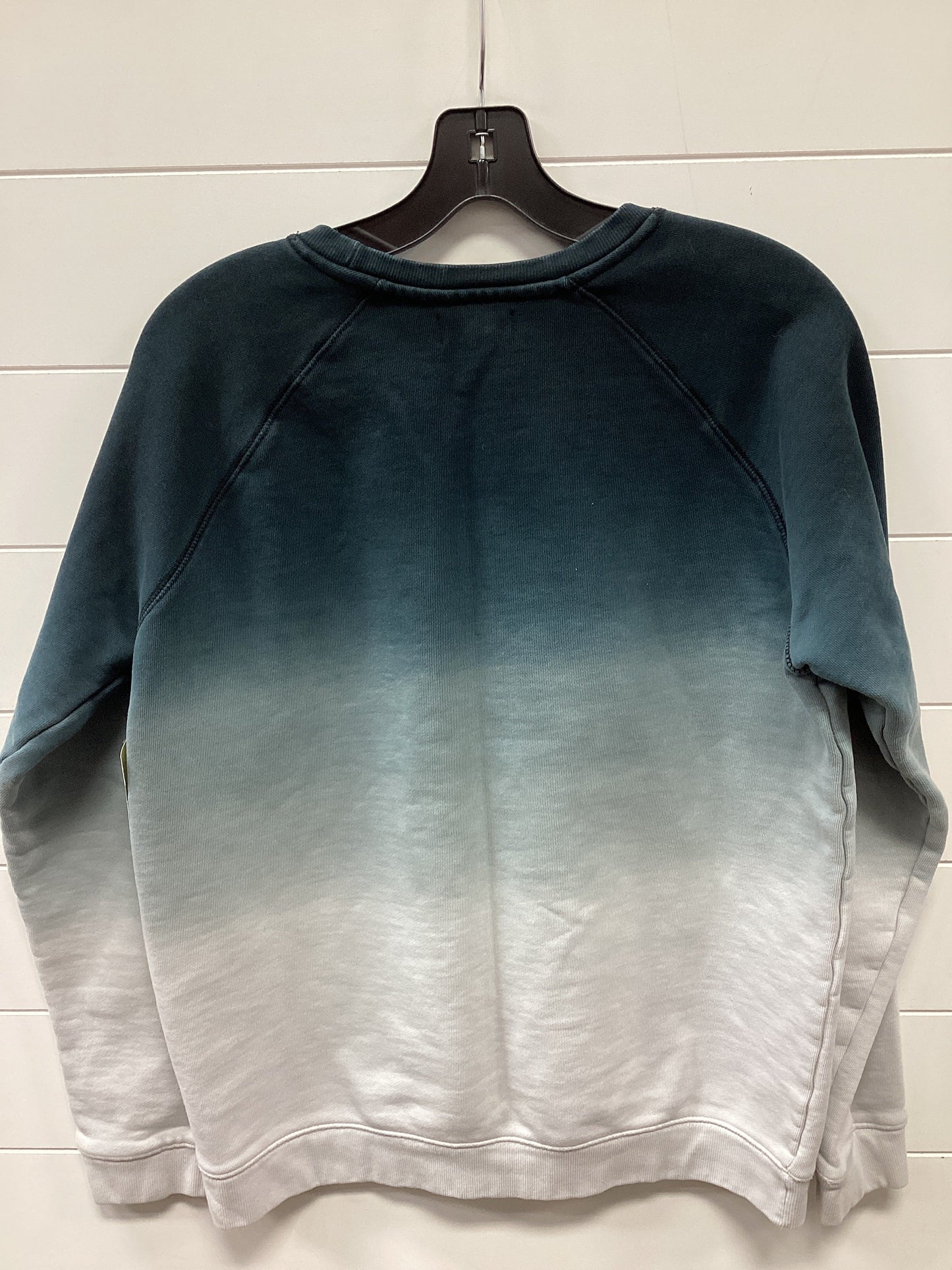 Athletic Sweatshirt Crewneck By Peloton In Grey & White, Size:M