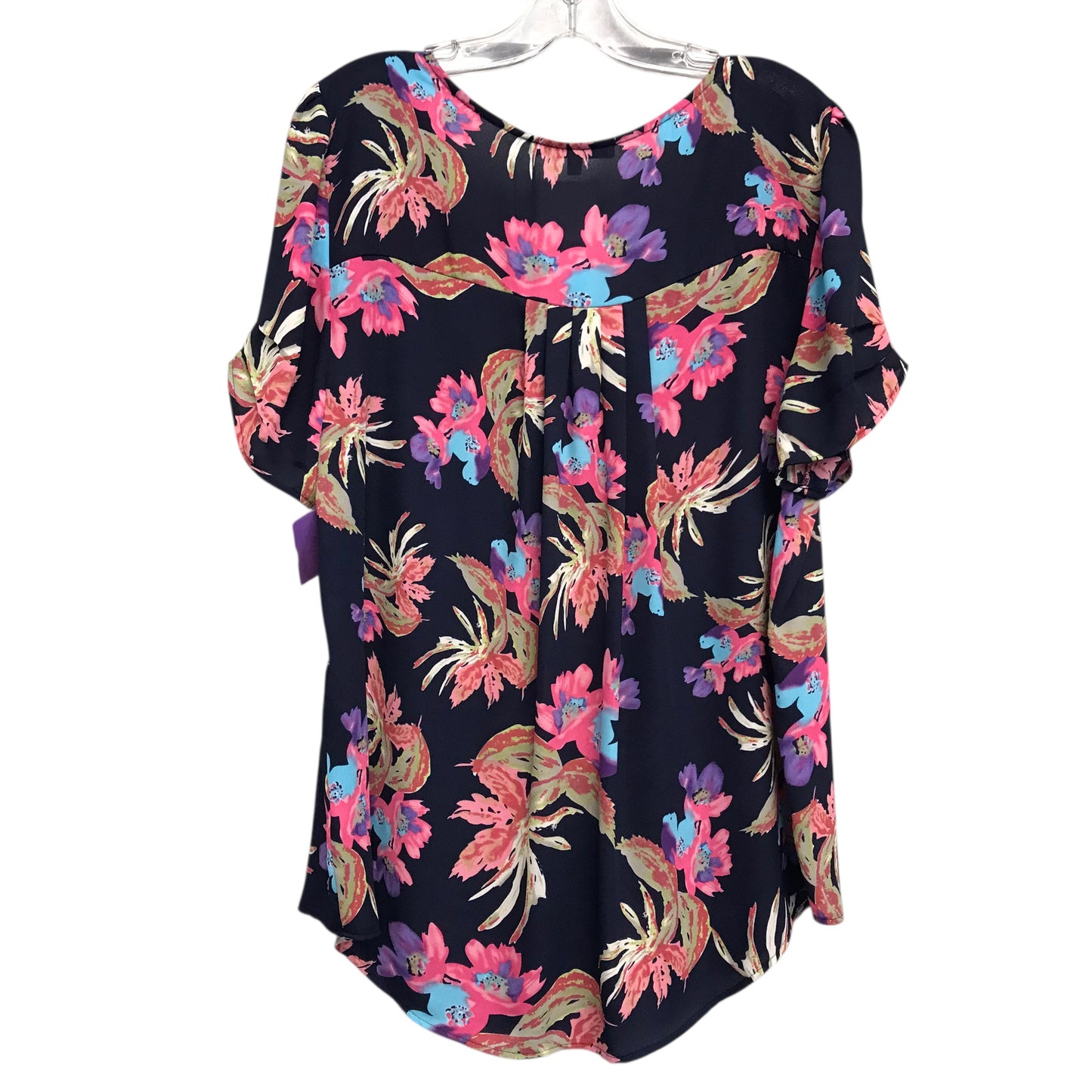 Top Ss By Daniel Rainn In Floral Print, Size:Xl