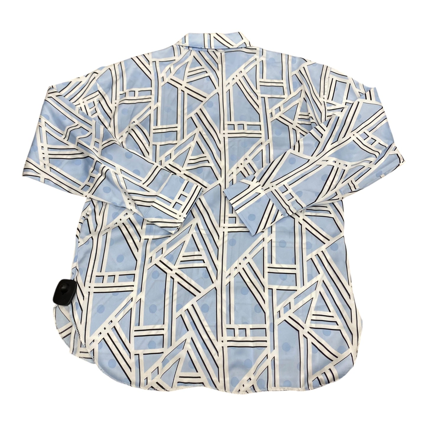 Top Ls Designer By Karl Lagerfeld In Blue & White, Size:S