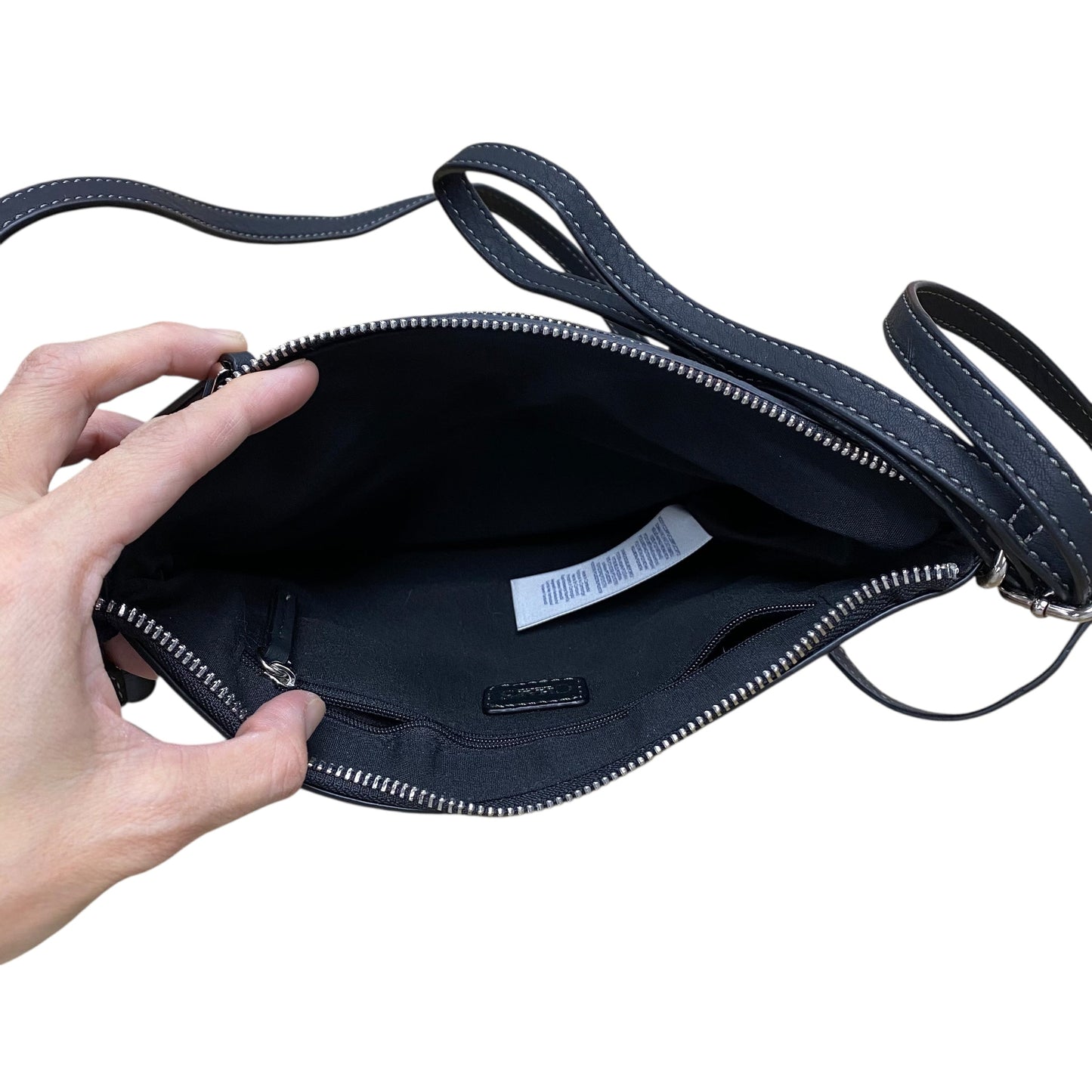 Handbag By Chaps In Black, Size:Medium