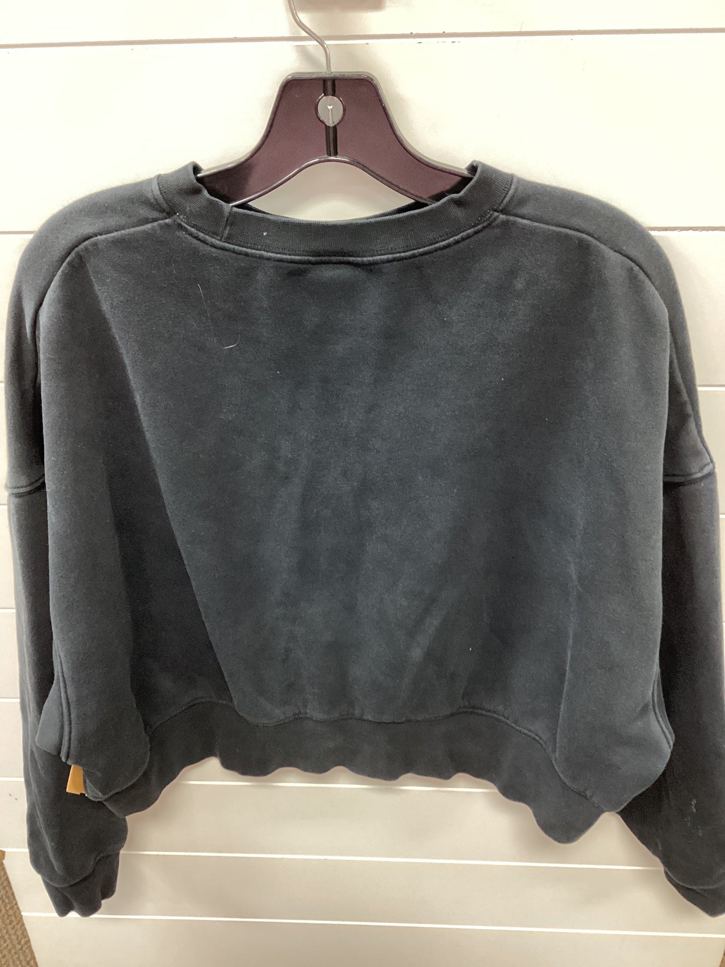 Athletic Top Ls Crewneck By Nike Apparel In Black, Size:S