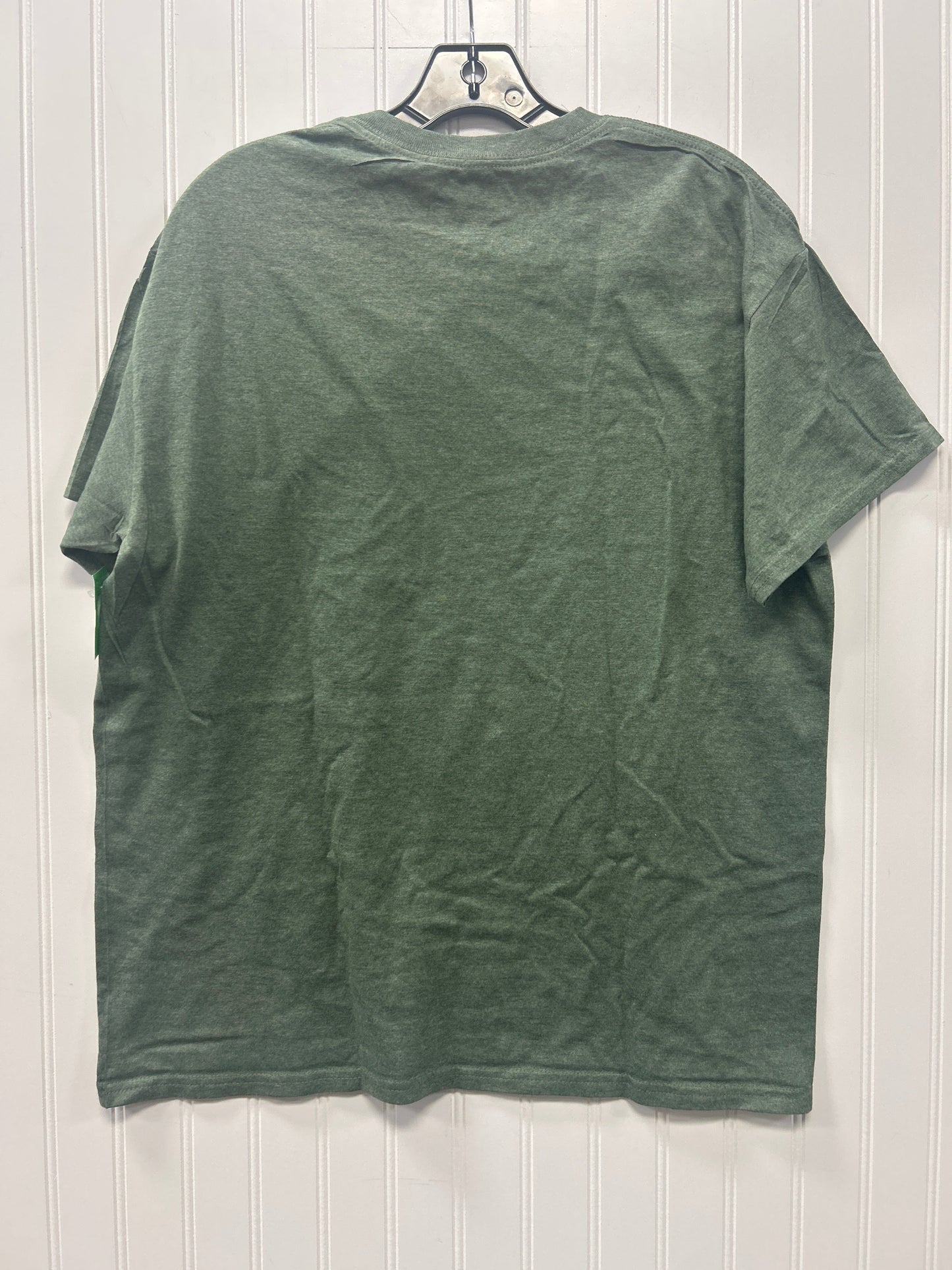 Top Ss By Gildan In Green, Size:L