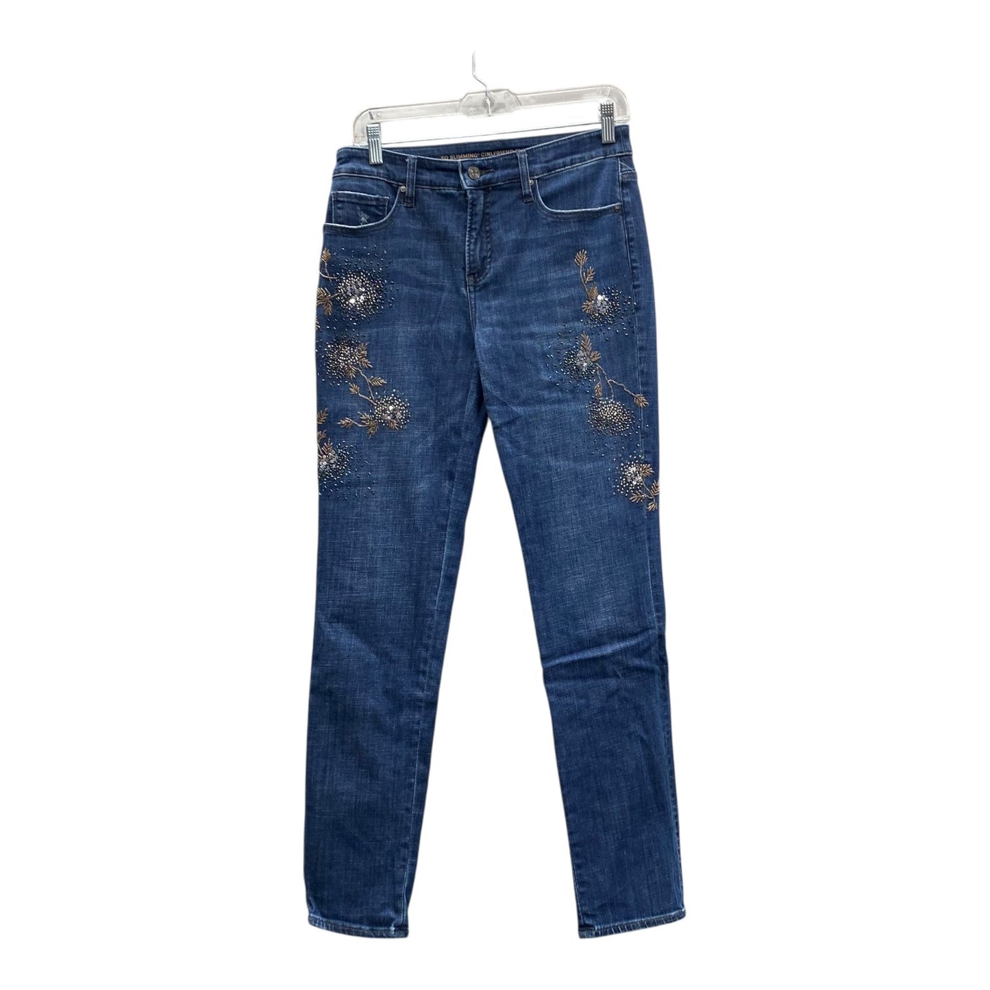 Jeans Skinny By Chicos In Blue Denim, Size:2