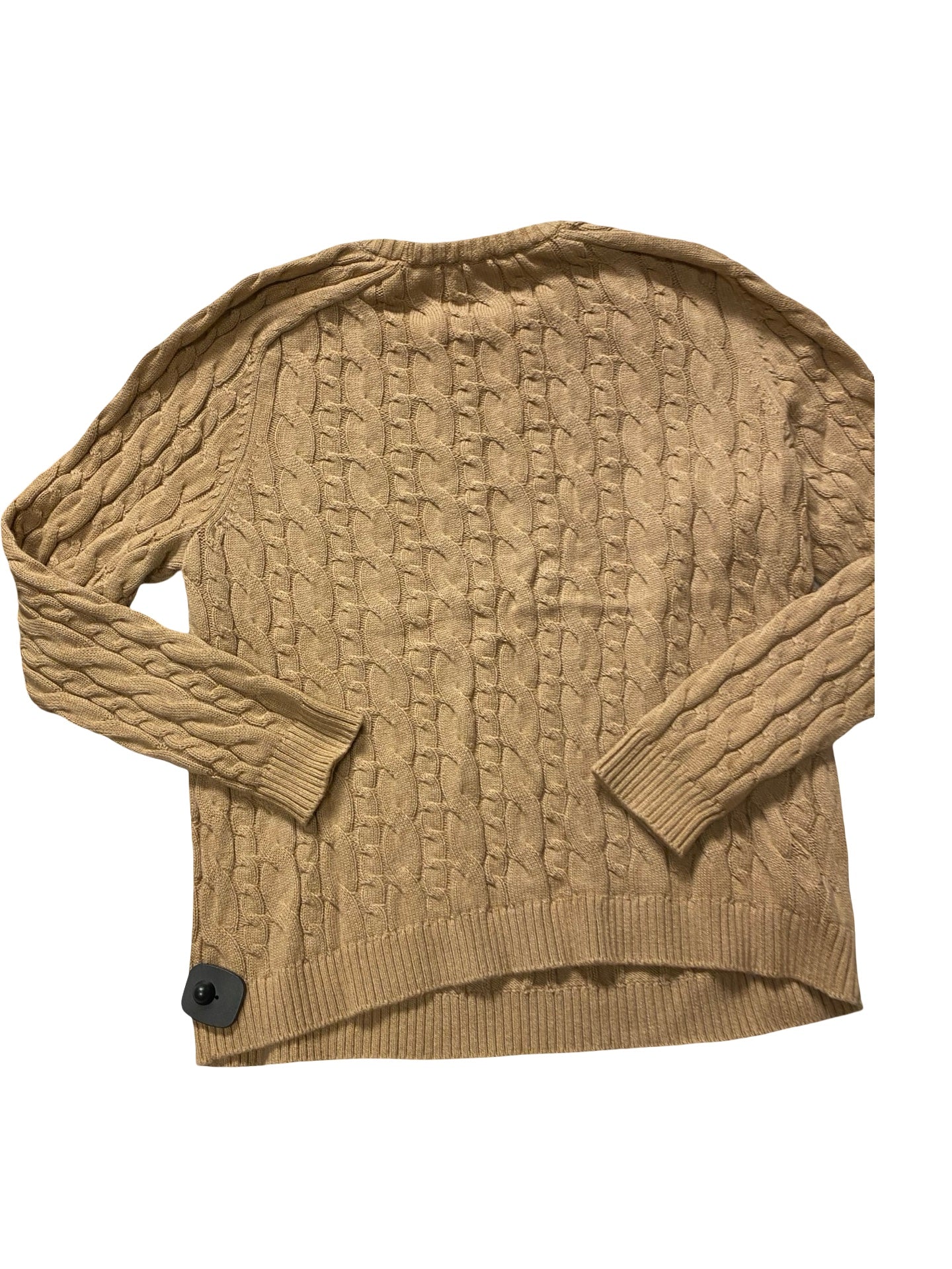 Sweater By Lands End In Tan, Size:L