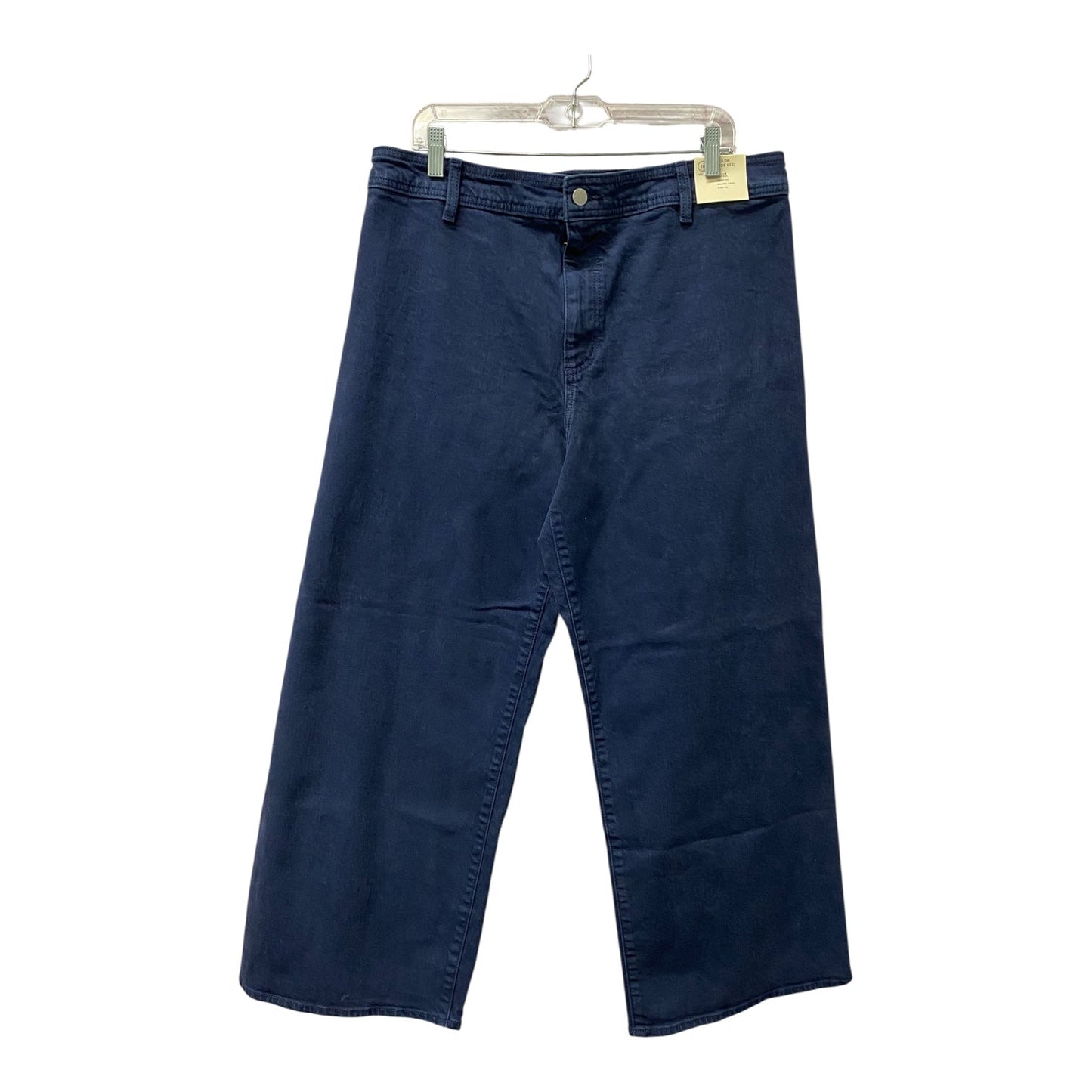 Jeans Wide Leg By Universal Thread In Navy, Size:16