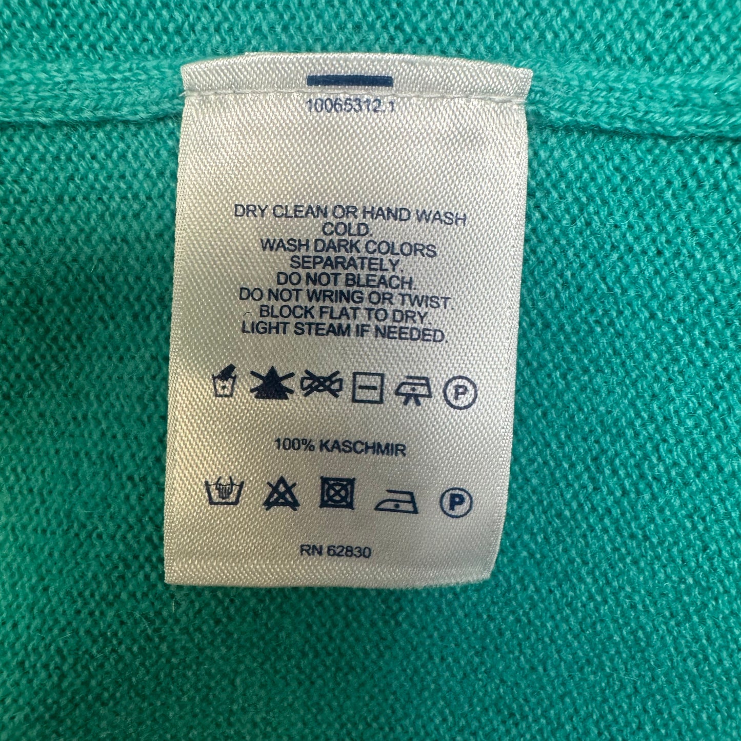 Sweater Cashmere By Lands End In Green, Size: 2x