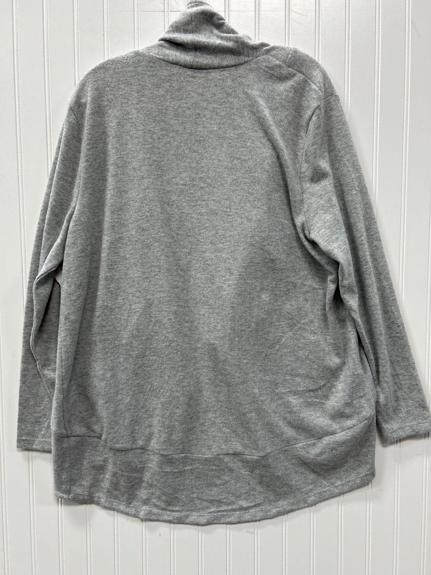 Sweater Cardigan By Maurices In Grey, Size:L