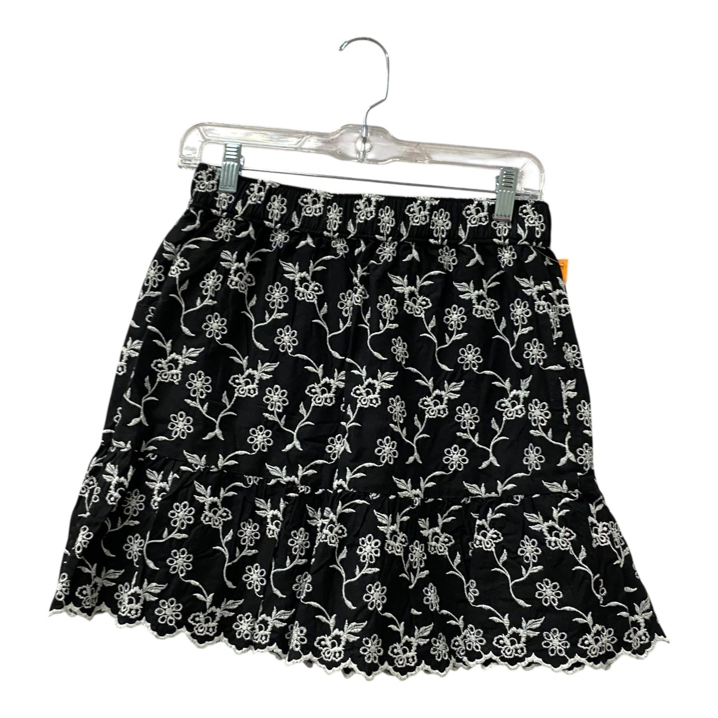 Skirt Mini & Short By Loft In Black & White, Size:2