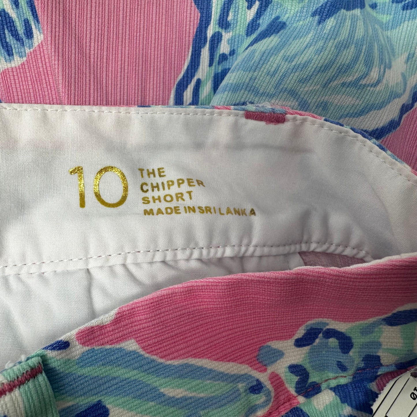 The Chipper Shorts Designer By Lilly Pulitzer In Blue & Pink, Size: 10