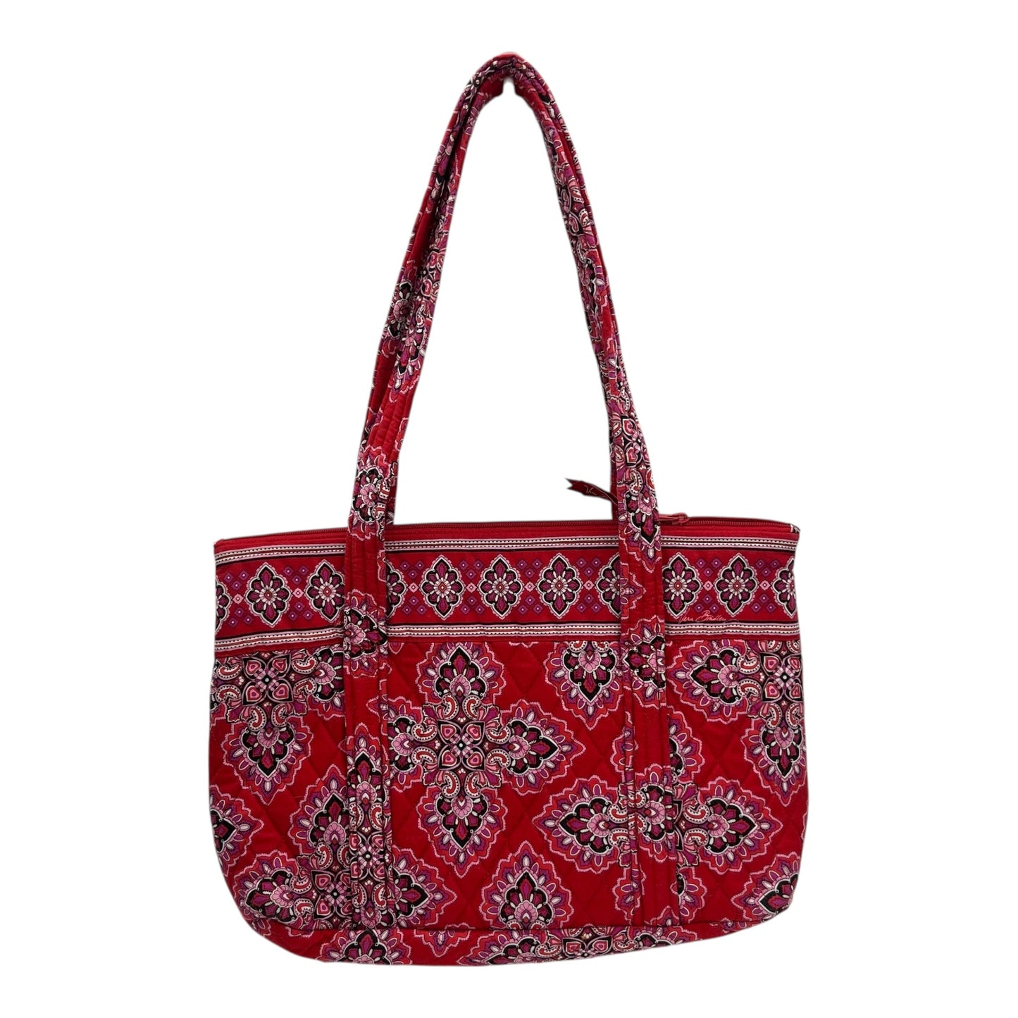 Handbag By Vera Bradley In Red, Size:Large