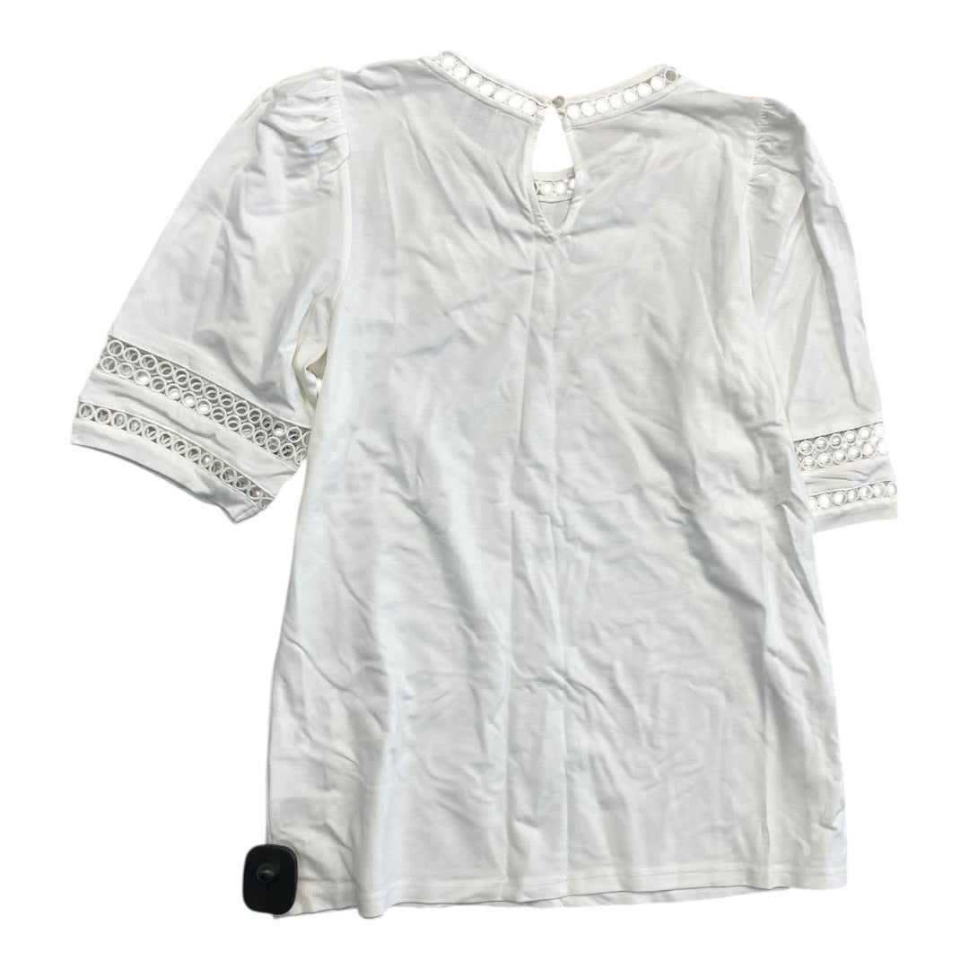 Top Ss By Anne Klein In White, Size:M