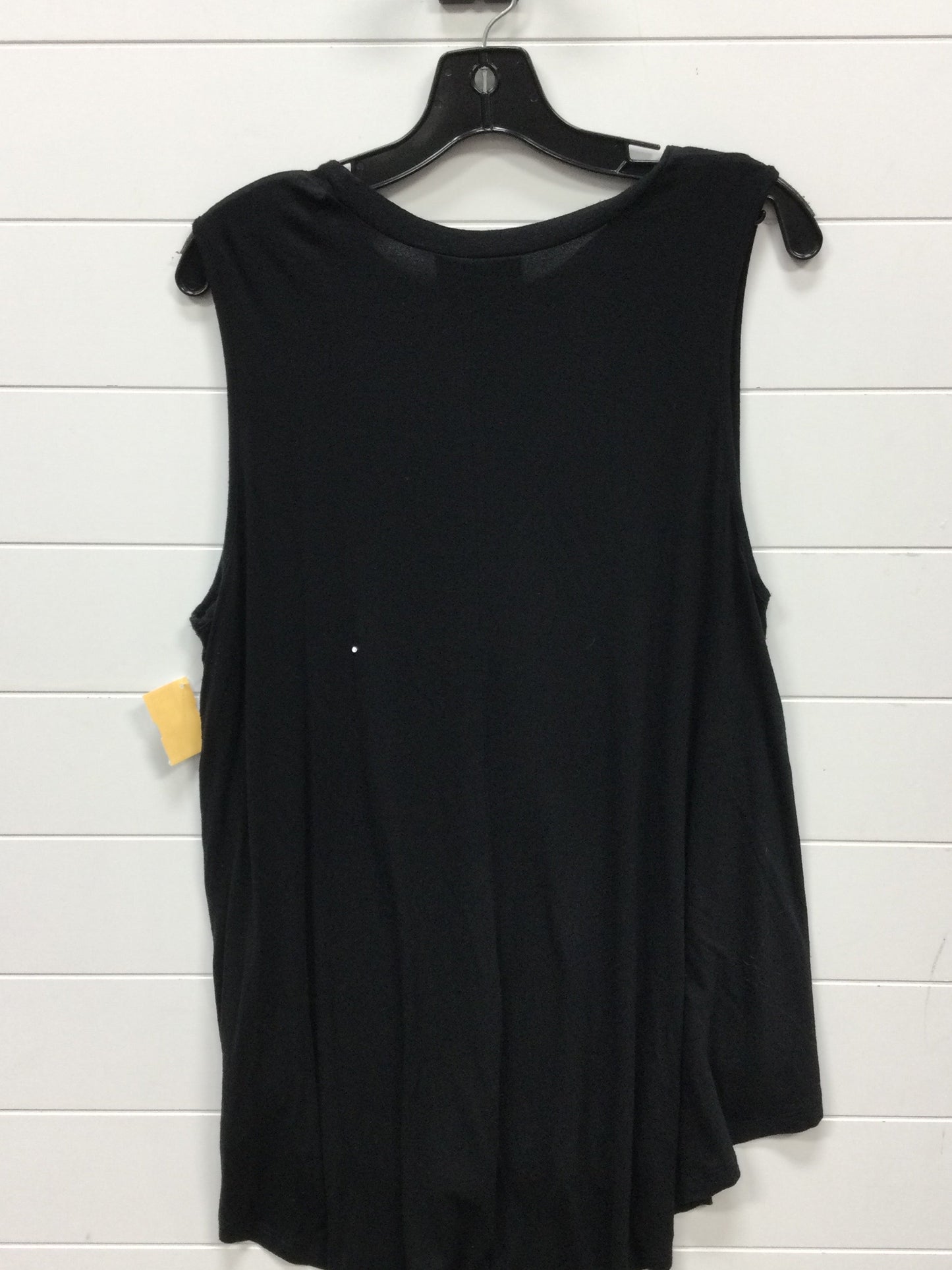 Top Sleeveless By Lane Bryant In Black, Size:1X