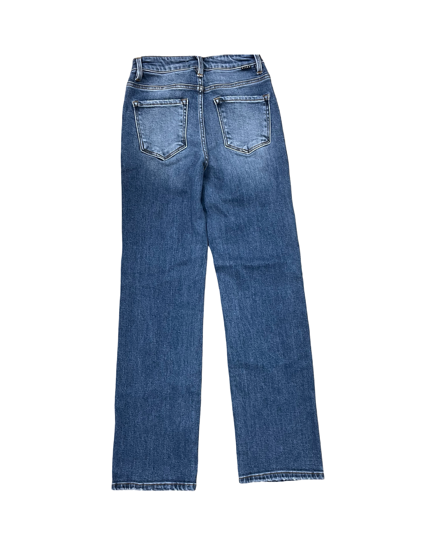 Jeans Straight By Risen In Blue Denim, Size:2