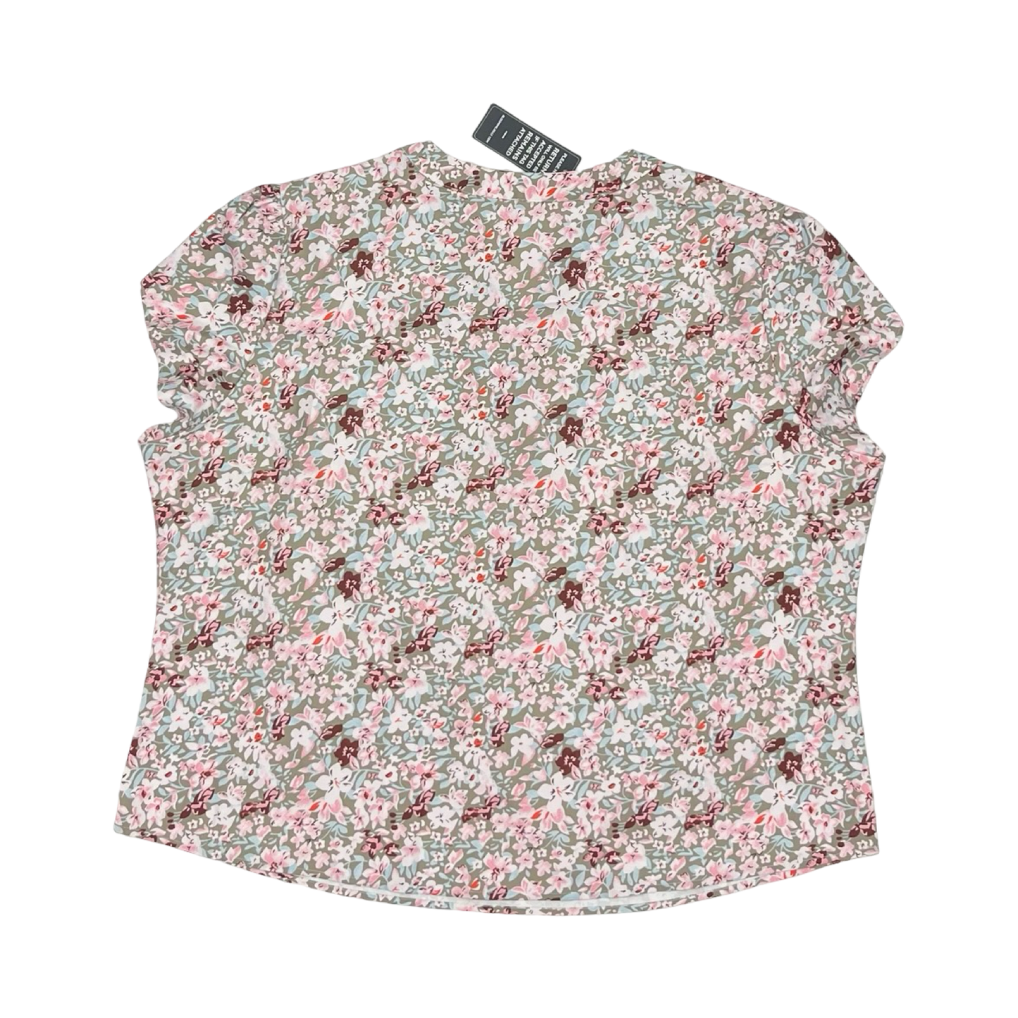 Blouse Ss By Cme In Floral Print, Size:Xxl