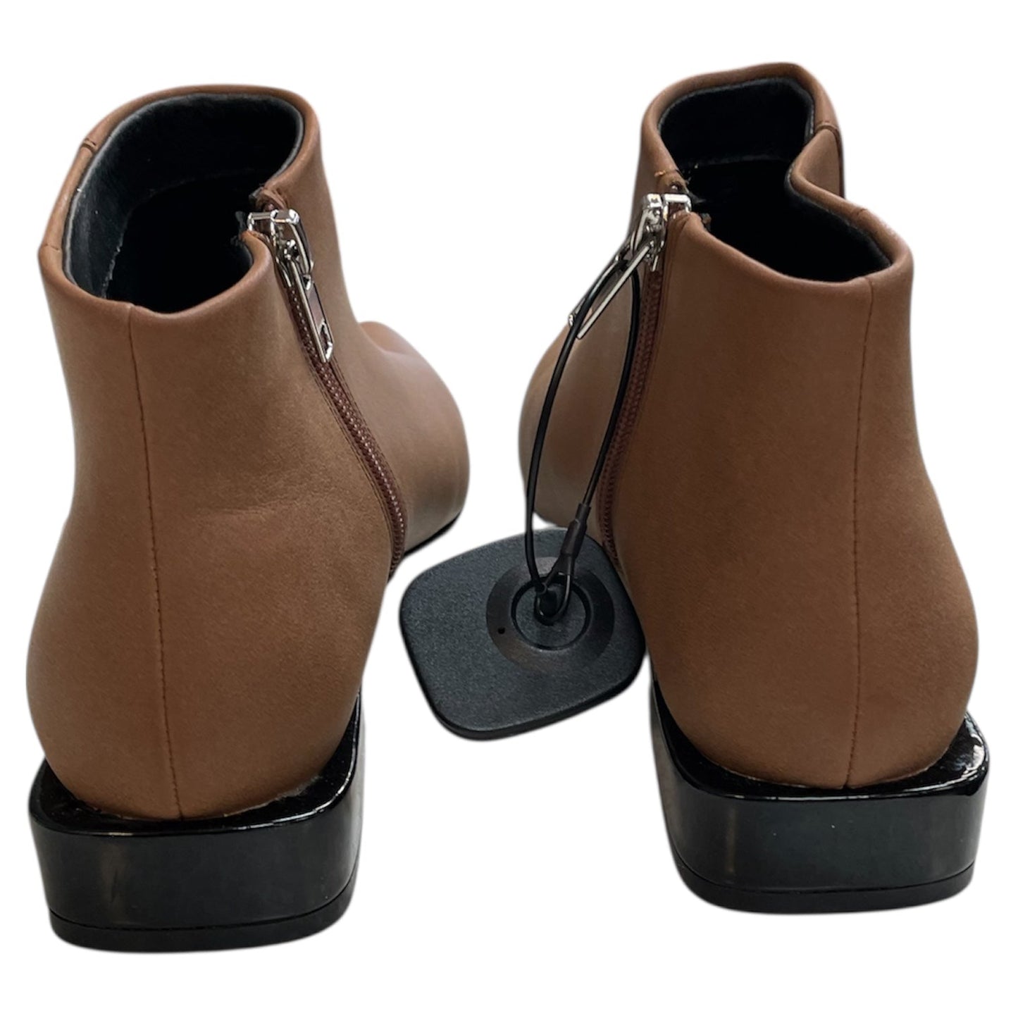 Boots Ankle Heels By Cmc In Brown, Size:6