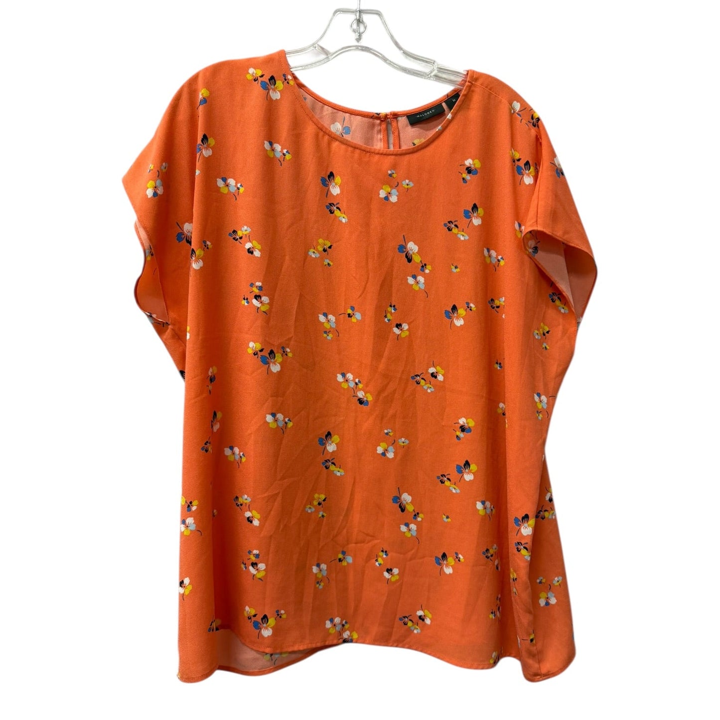 Top Ss By Halogen In Orange, Size:1X