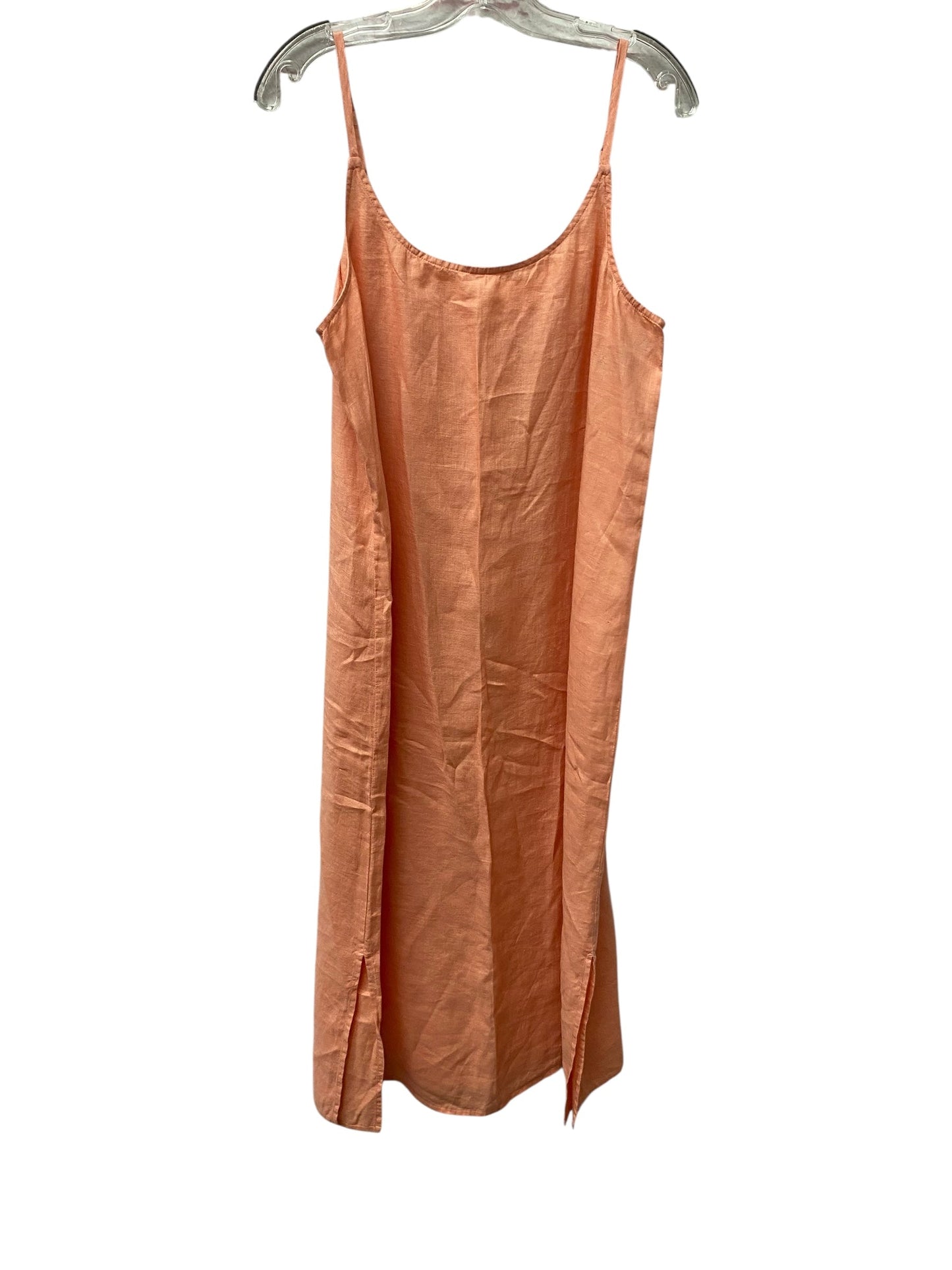 Dress Casual Midi By Eileen Fisher In Peach, Size:S