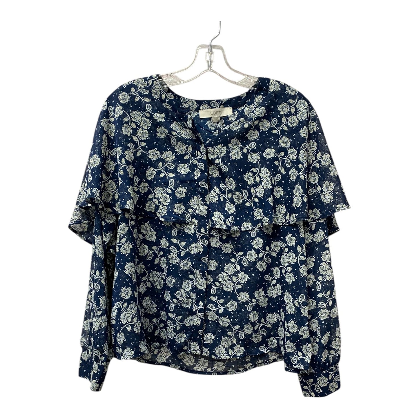 Top Ls By Loft In Blue, Size:S