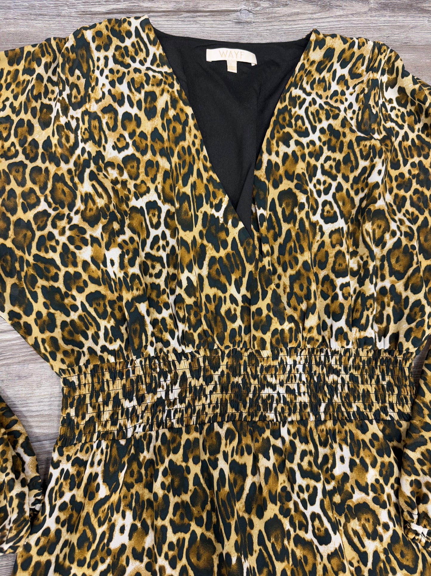 Dress Party Midi By Wayf In Animal Print, Size:L