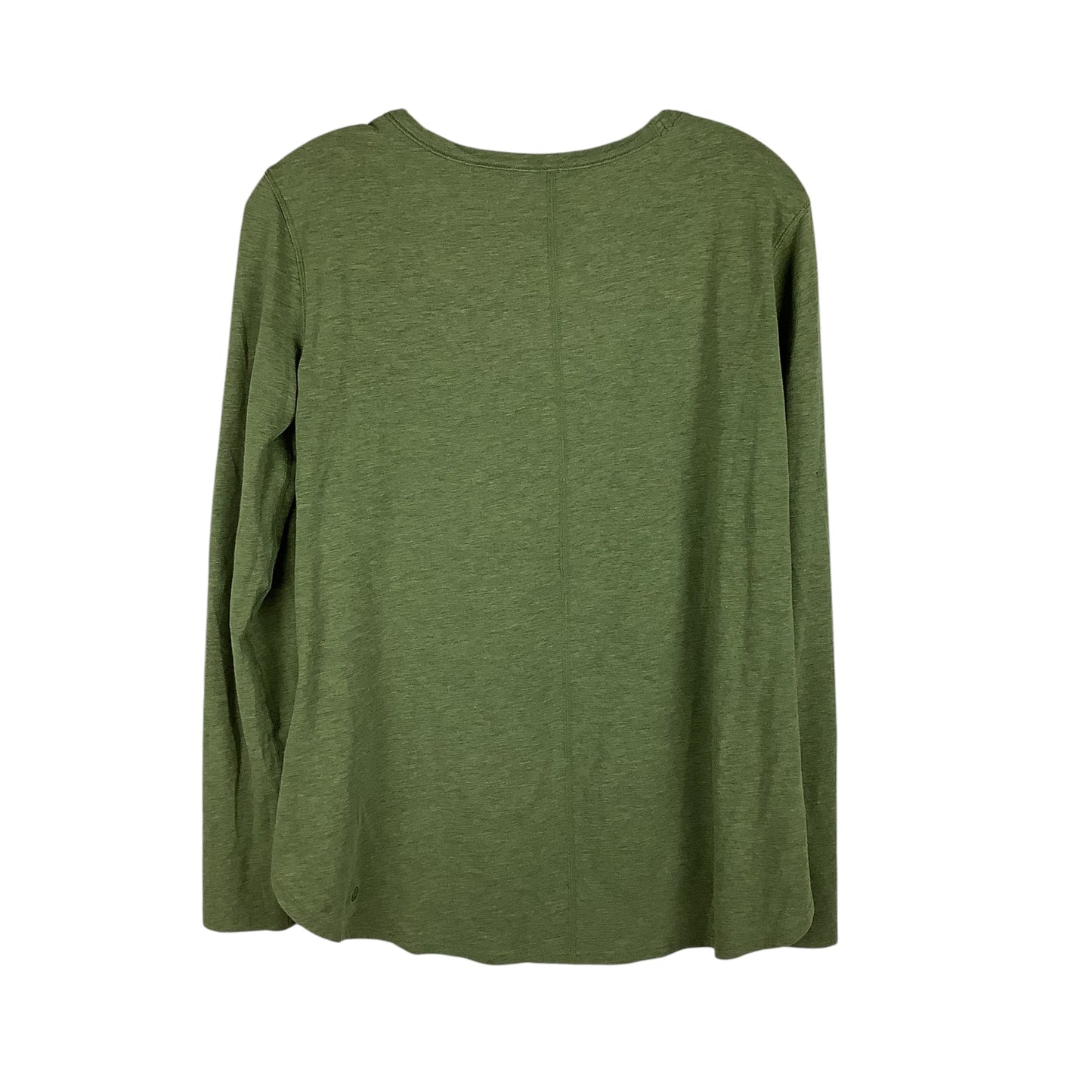 Athletic Top Long Sleeve Crewneck By Lululemon In Green