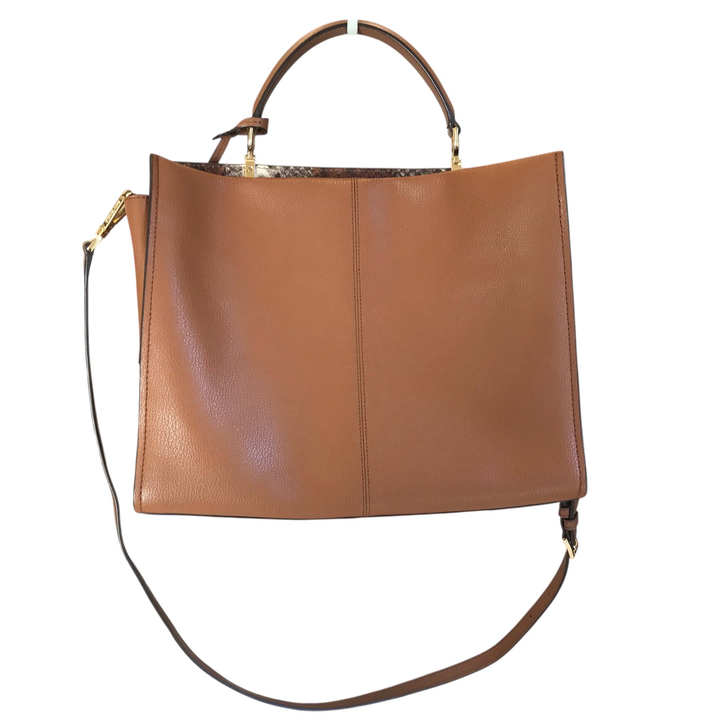 Handbag Designer By Michael Kors In Brown, Size:Medium