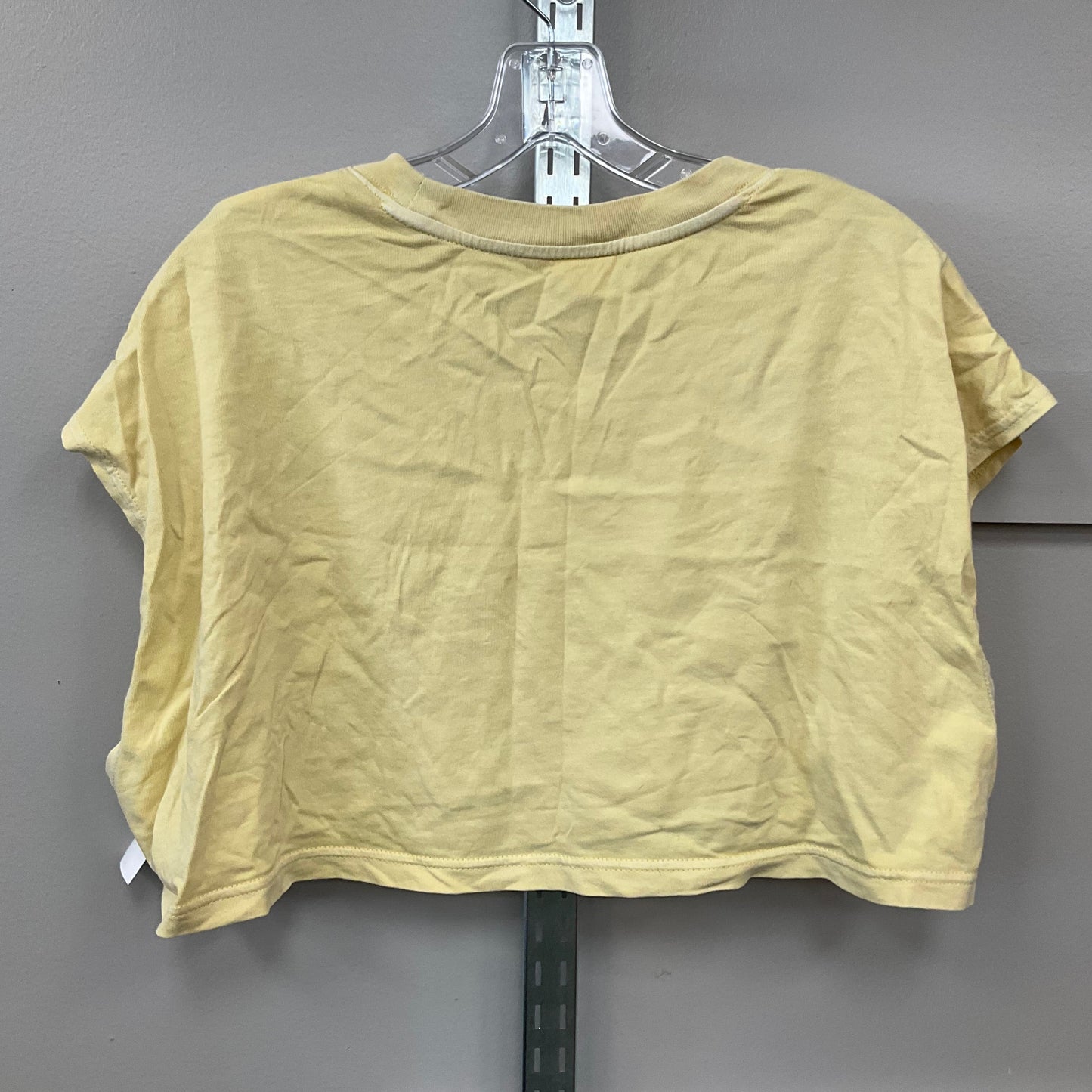 Top Sleeveless By Adidas In Yellow, Size:L