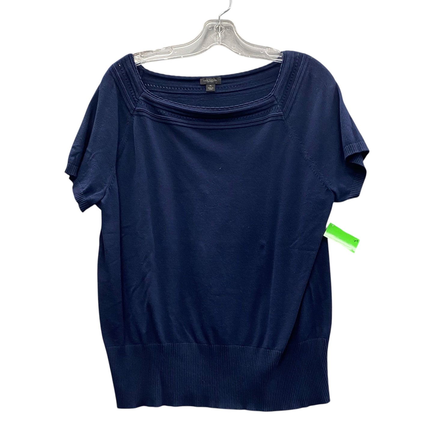 Top Ss By Ann Taylor In Navy, Size:Xl