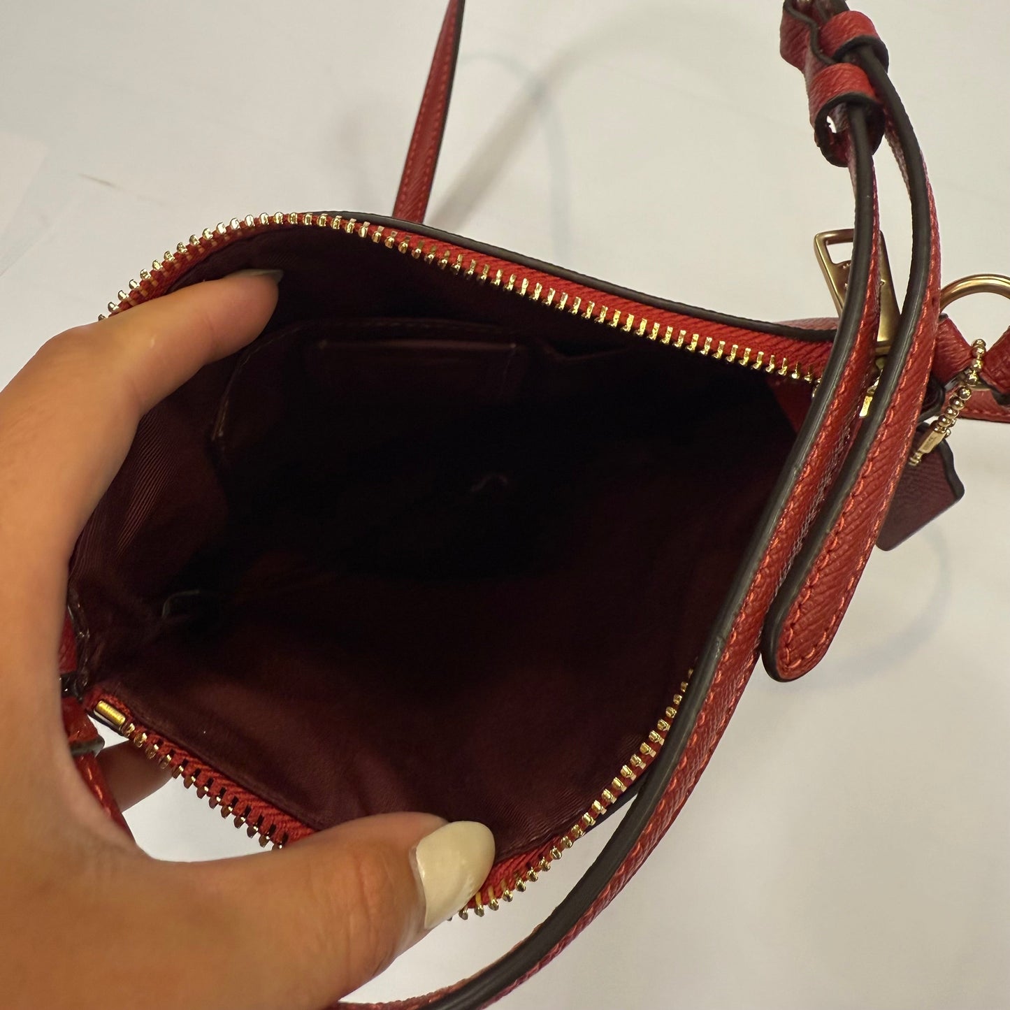 Crossbody Designer By Coach, Size: Small